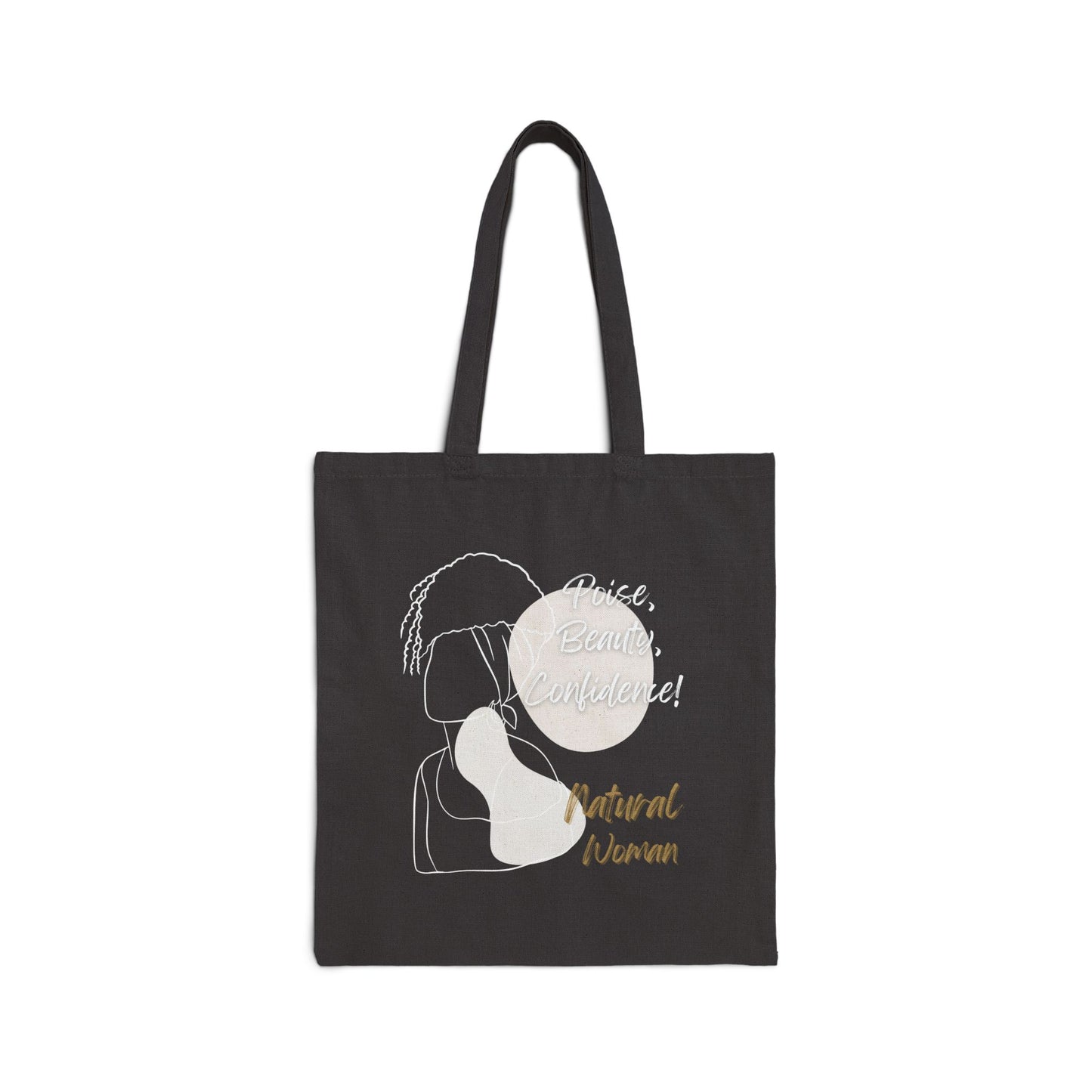 Natural Woman Puff (WL) Canvas Tote Bag
