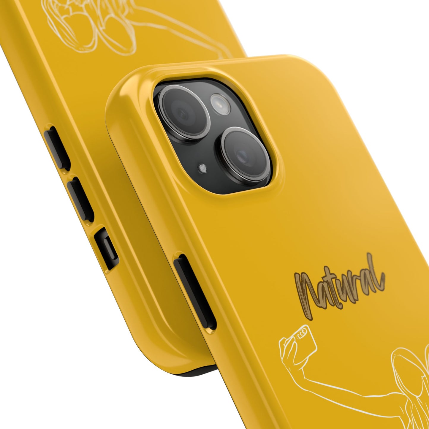 Natural Woman Friends Selfie (WL)Tough Phone Cases YELLOW