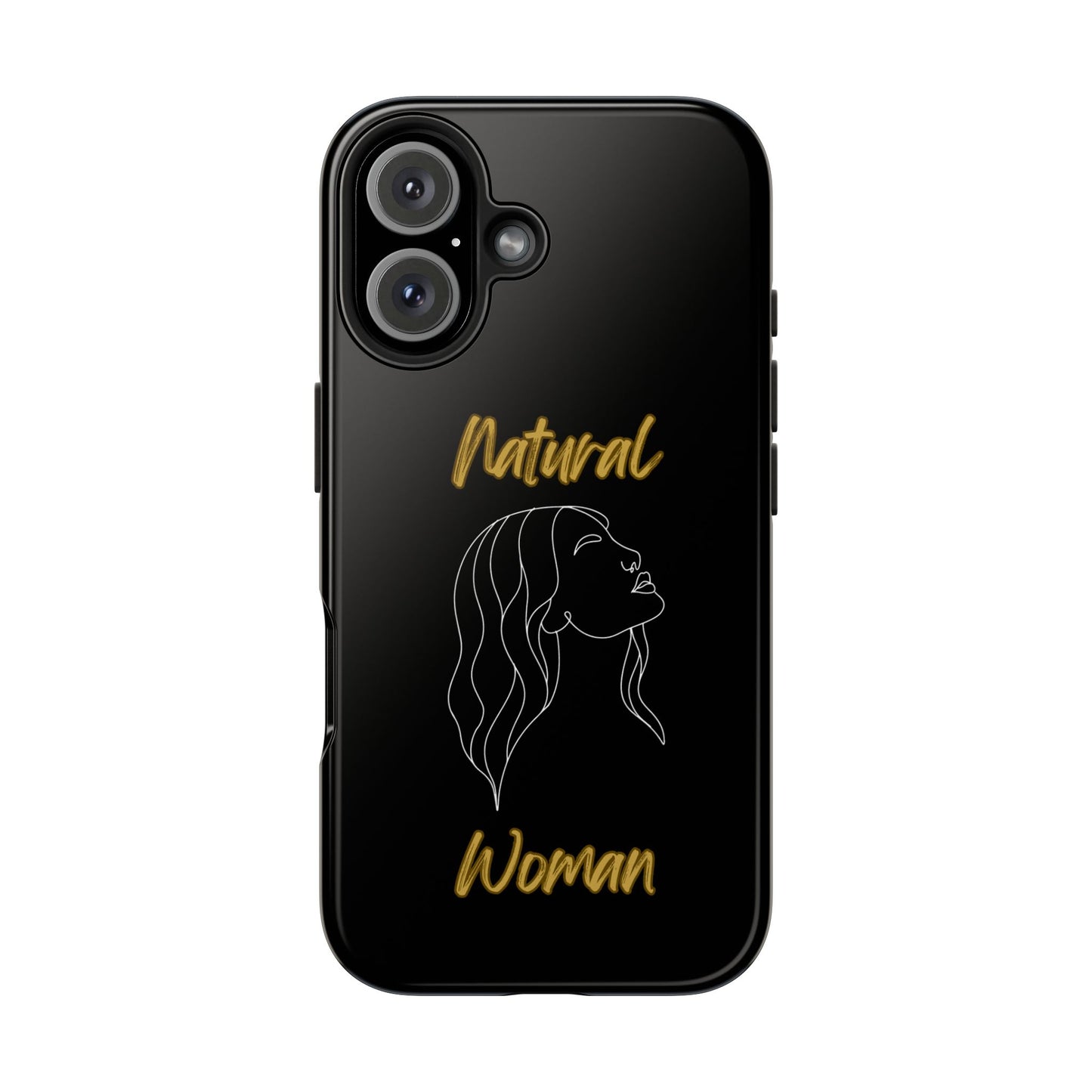 Natural Woman Breeze On Face (WL)Tough Phone Cases BLACK