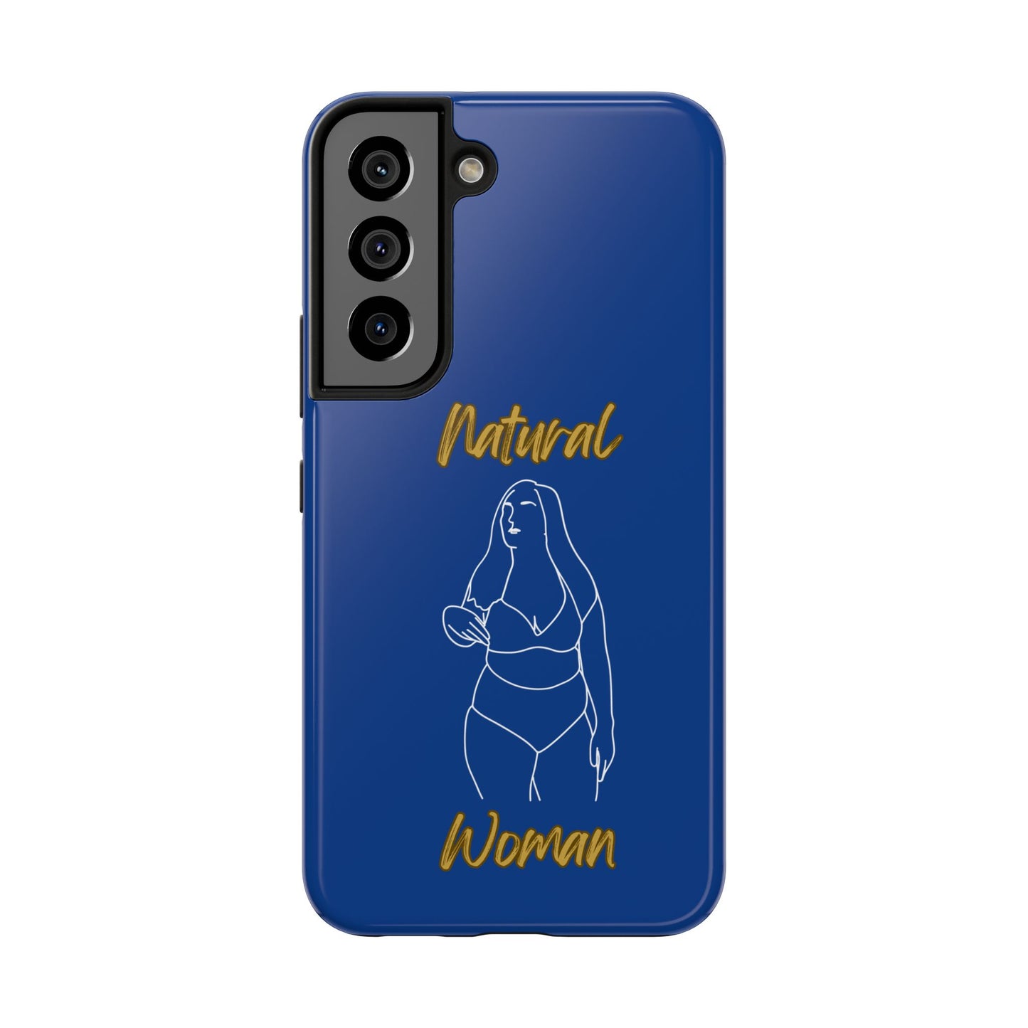 Natural Woman Full Beauty (WL)Tough Phone Cases DARK BLUE