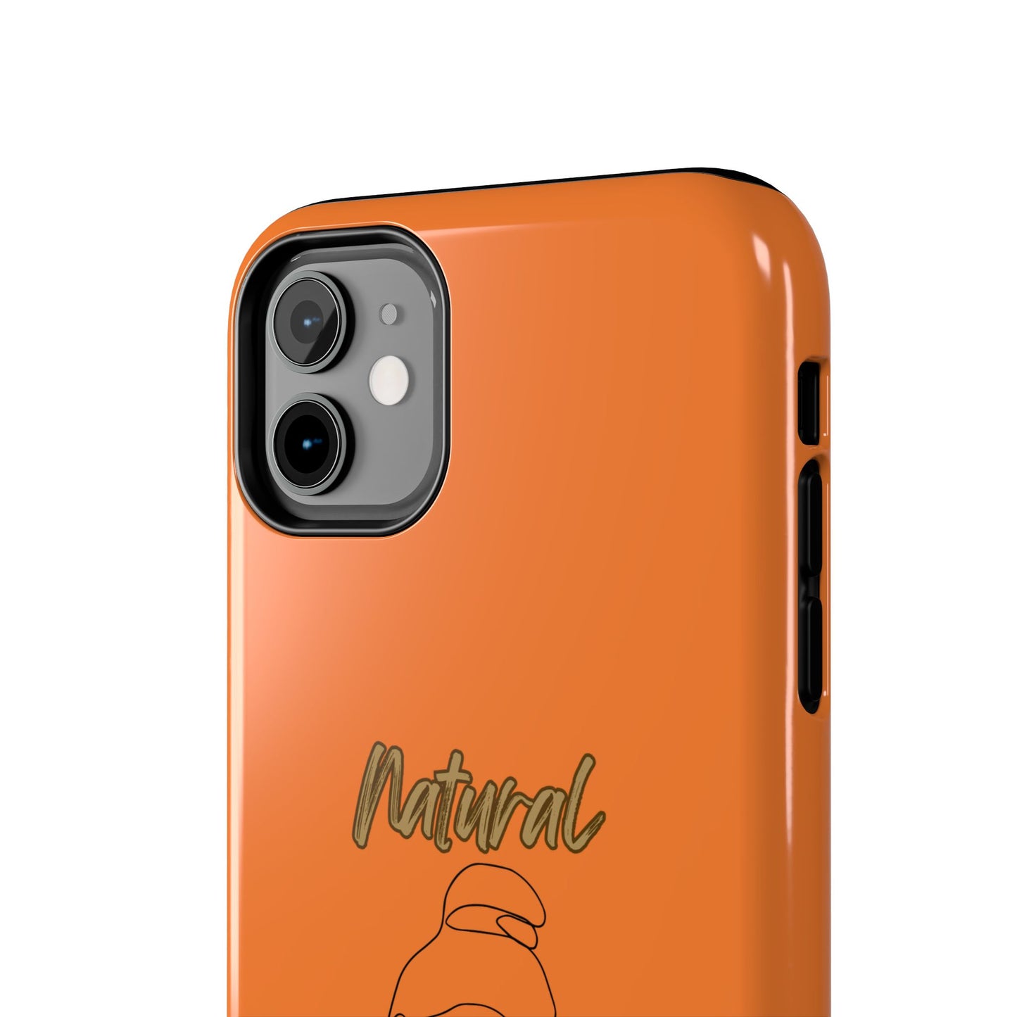 Natural Woman Sassy Bun (BL) Tough Phone Cases CRUSTA