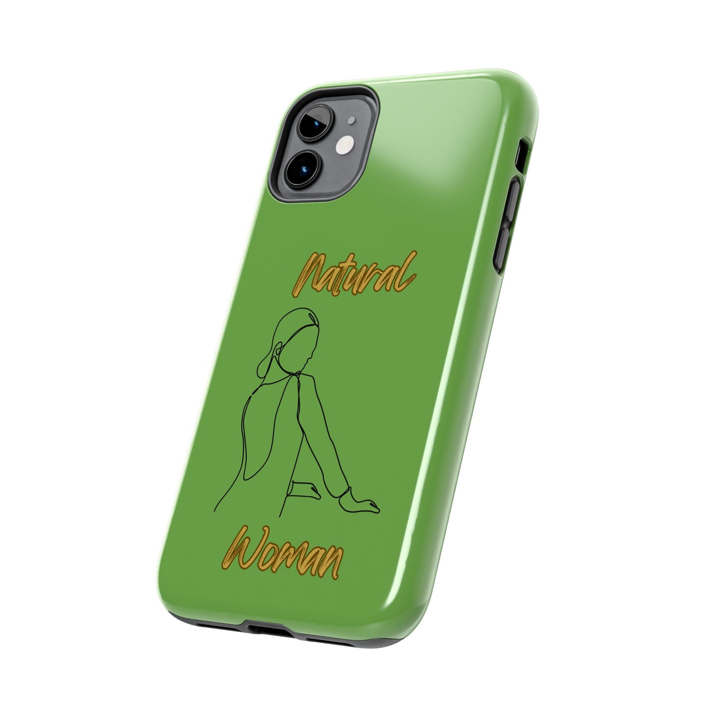 Natural Woman Hands Free (BL)Tough Phone Cases GREEN