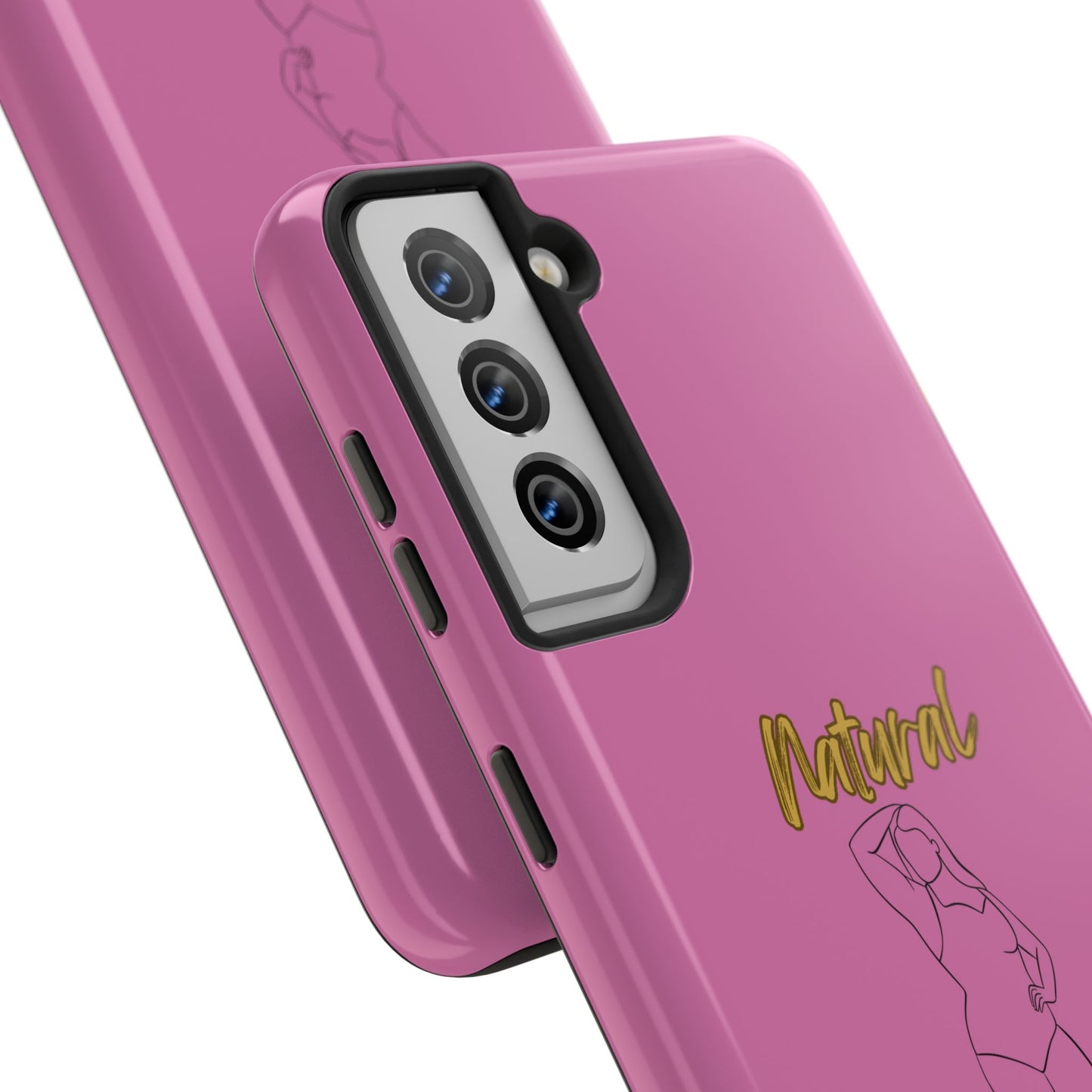 Natural Woman Looking Good (BL)Tough Phone Cases LIGHT PINK
