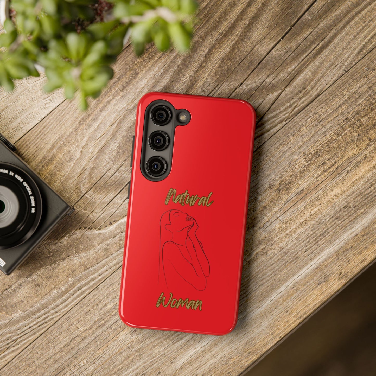 Natural Woman Thank You (BL) Tough Phone Cases RED