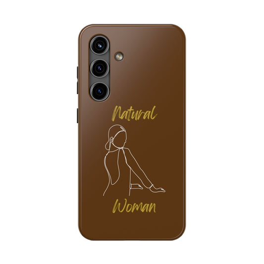 Natural Woman Hands Free (WL)Tough Phone Cases BROWN