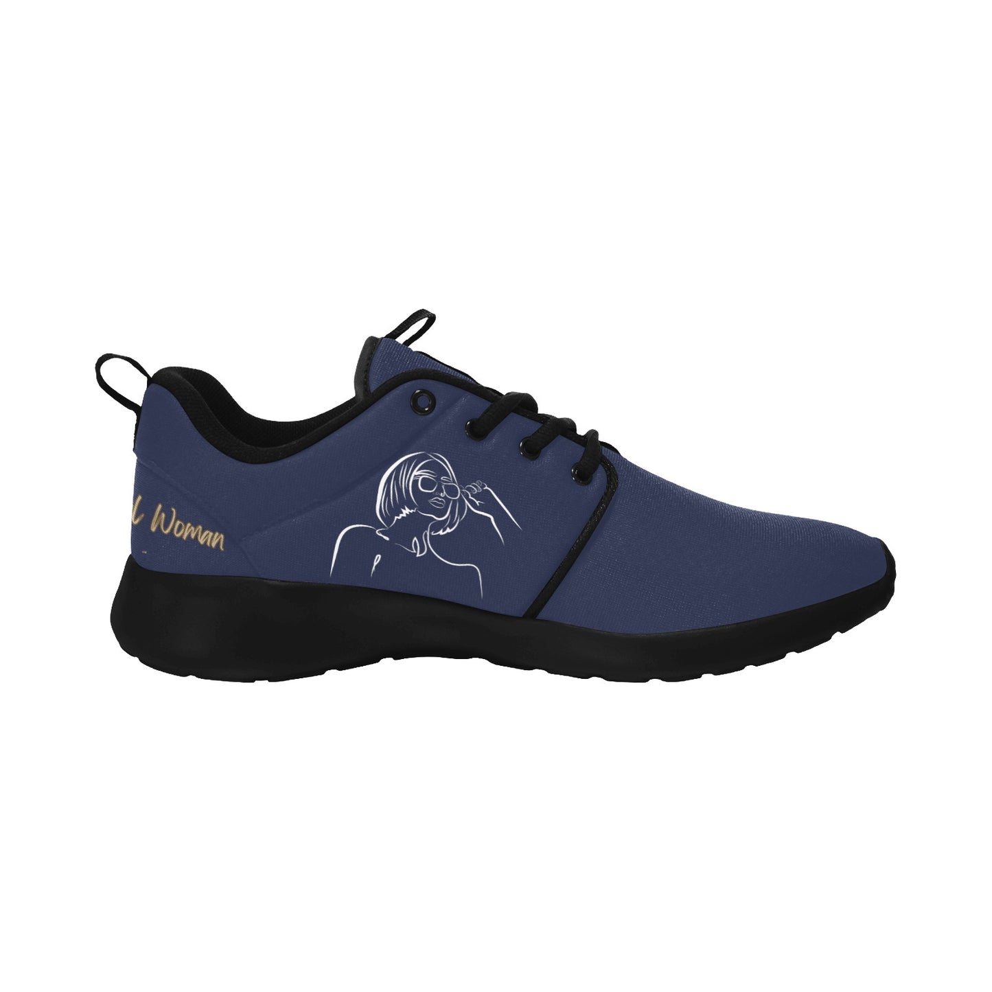 Natural Woman BRIGHT FUTURE (WL) ROYAL w/ Black Sole Sneakers