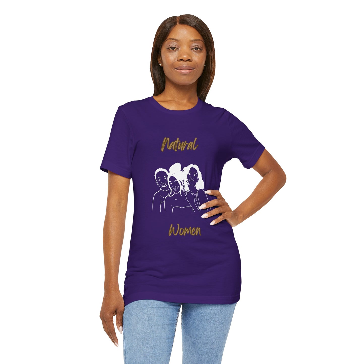 Natural Woman Laughing Friends (WL) Short Sleeve T-Shirt
