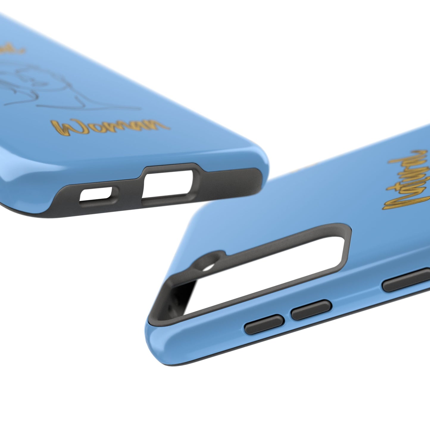 Natural Woman Hello (BL)Tough Phone Cases LIGHT BLUE