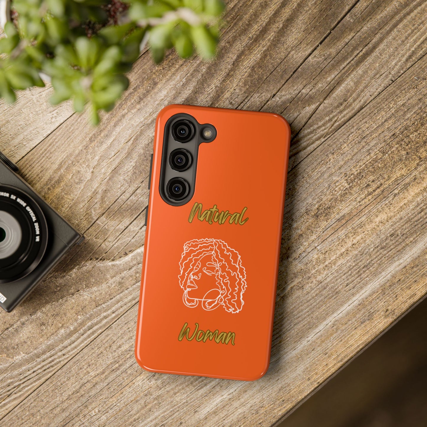 Natural Woman Naturally Me (WL)Tough Phone Cases ORANGE