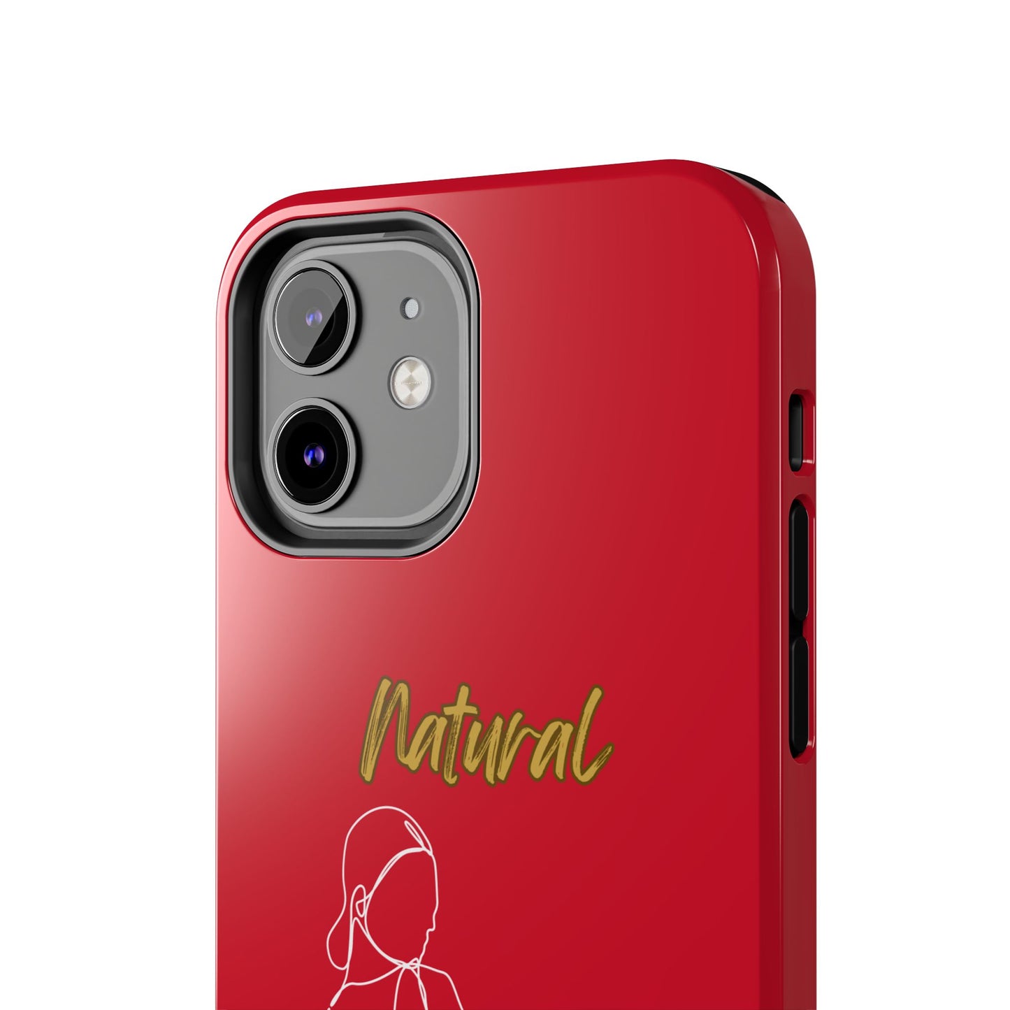 Natural Woman Hands Free (WL)Tough Phone Cases DARK RED