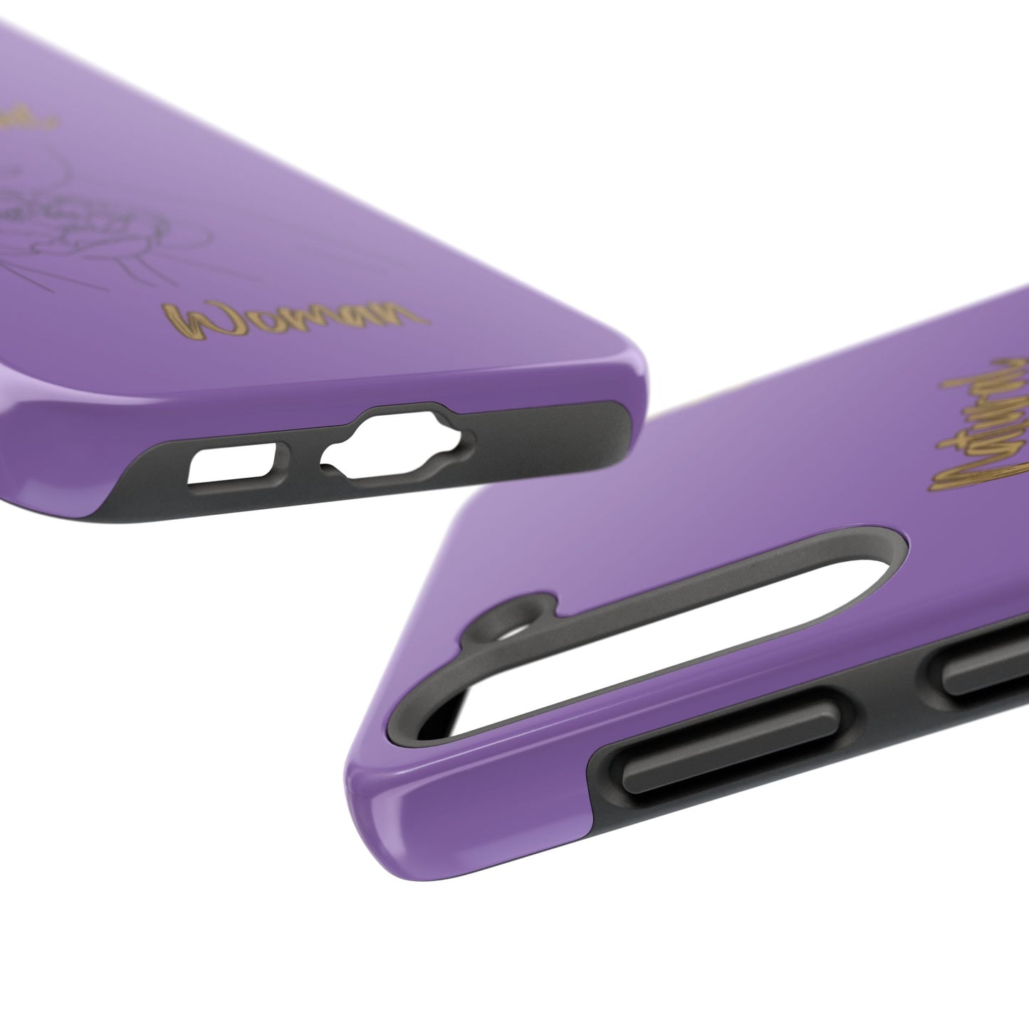 Natural Woman Kissed Flower (BL)Tough Phone Cases LIGHT PURPLE