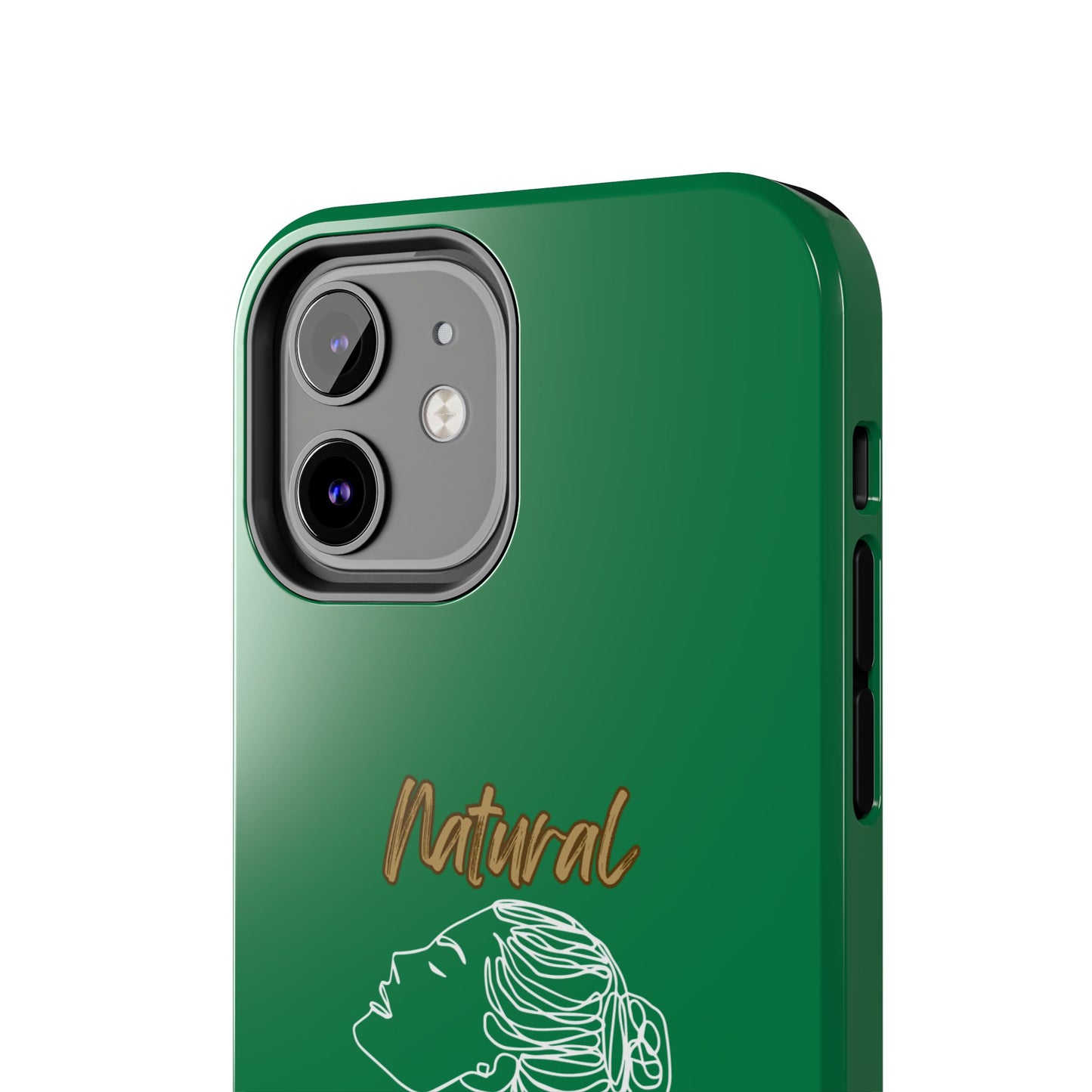 Natural Woman Wet Bun (WL) Tough Phone Cases DARK GREEN