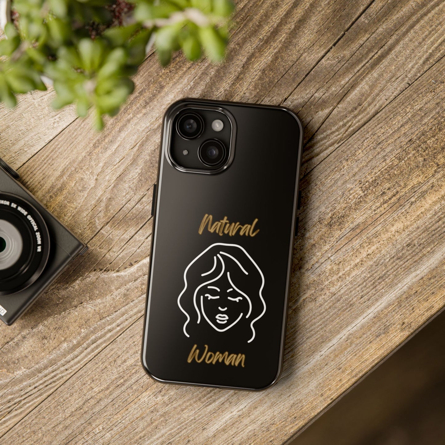 Natural Woman Modest (WL)Tough Phone Cases BLACK
