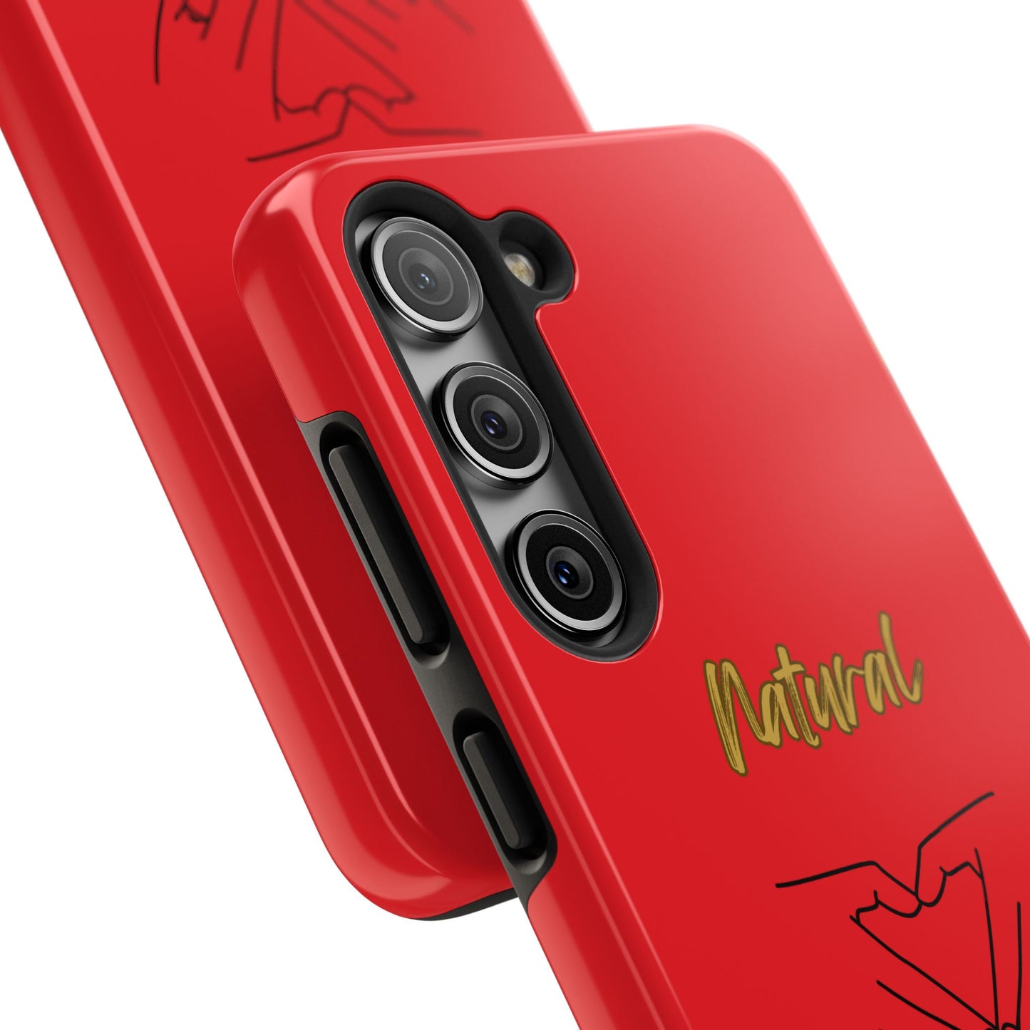 Natural Woman I Love You (BL)Tough Phone Cases RED