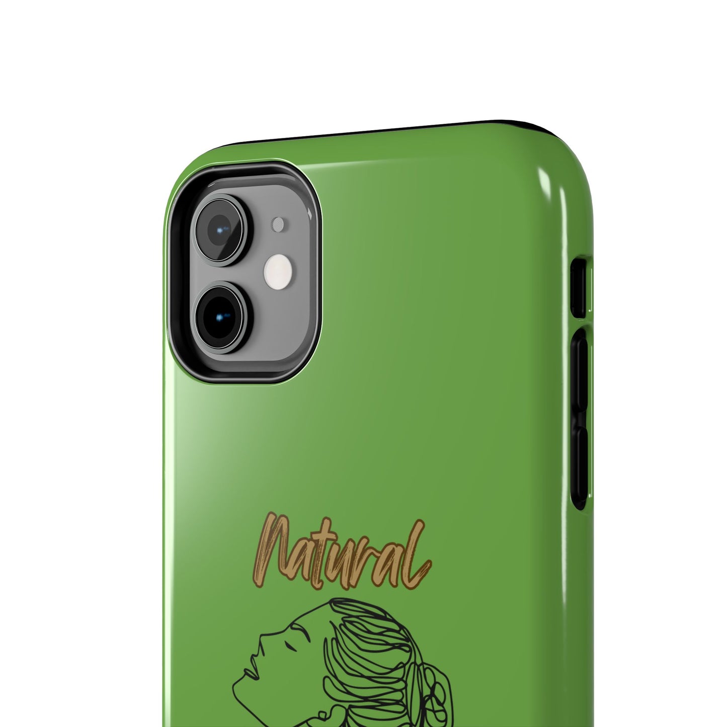 Natural Woman Wet Bun (BL) Tough Phone Cases GREEN