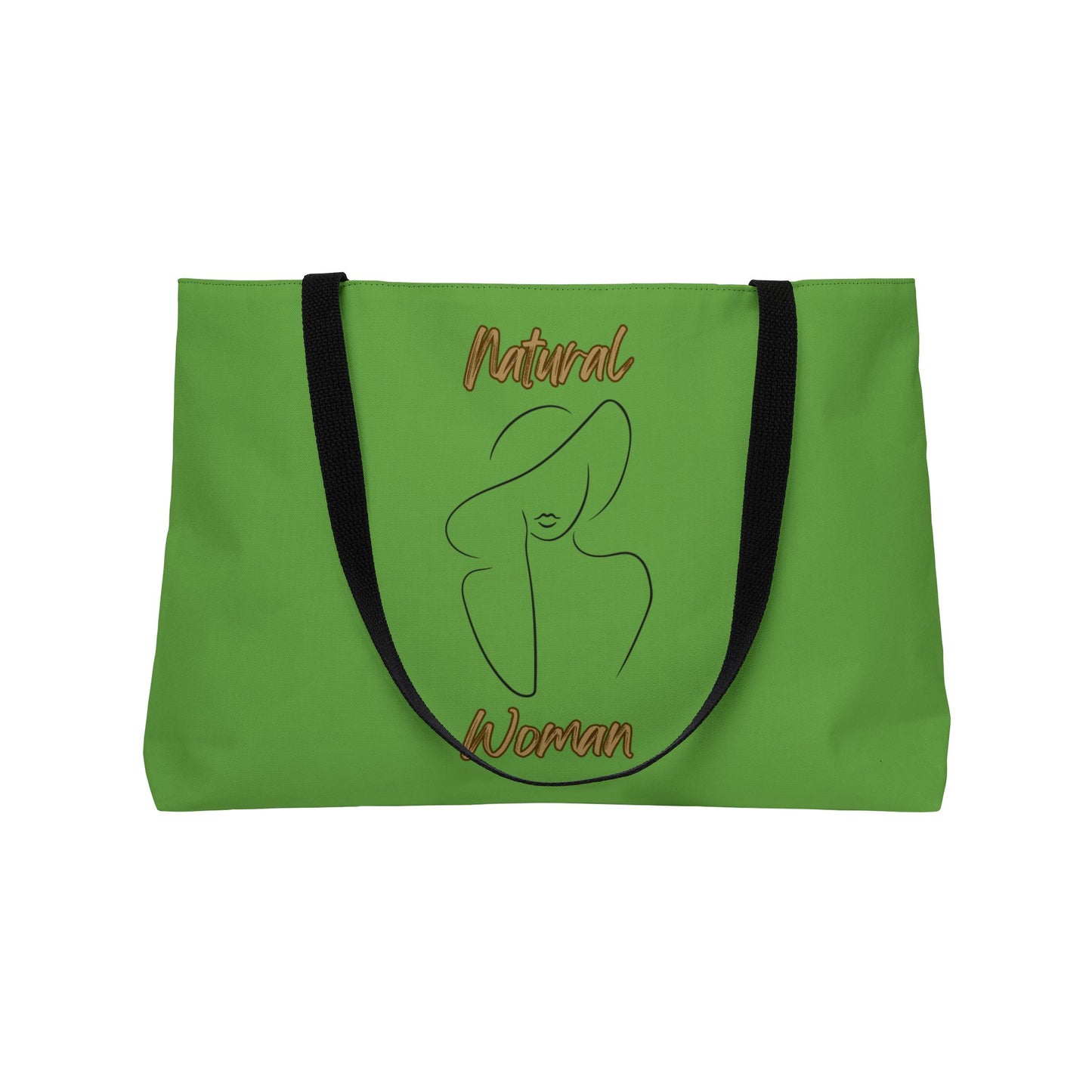 Natural Woman Sun Hat (BL) Weekender Tote Bag GREEN