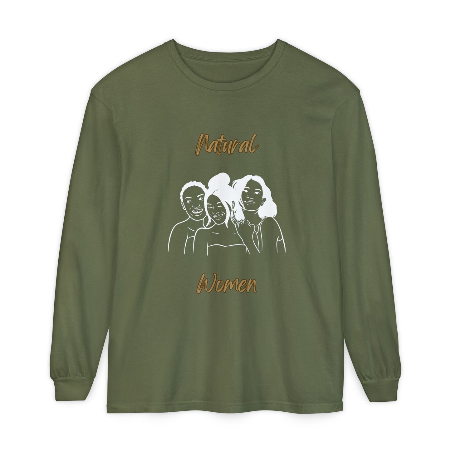 Natural Woman Laughing Friends (WL) Long Sleeve T-Shirt