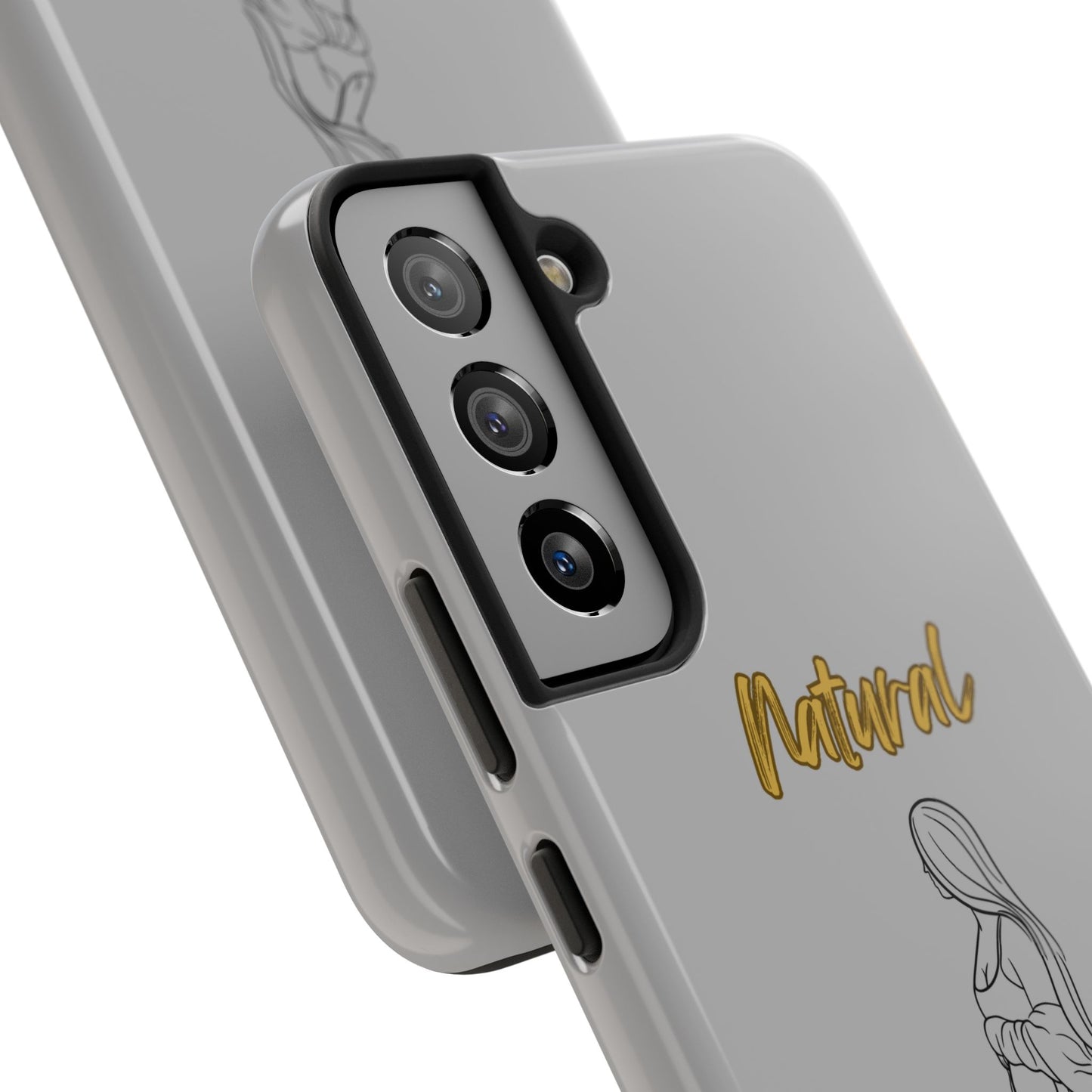 Natural Woman Expecting (BL)Tough Phone Cases LIGHT GREY