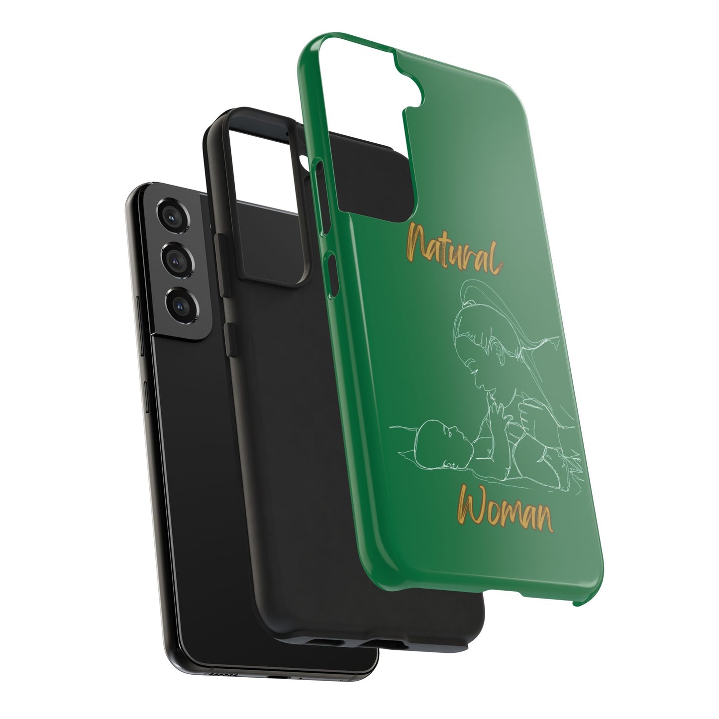 Natural Woman New Life (WL)Tough Phone Cases DARK GREEN