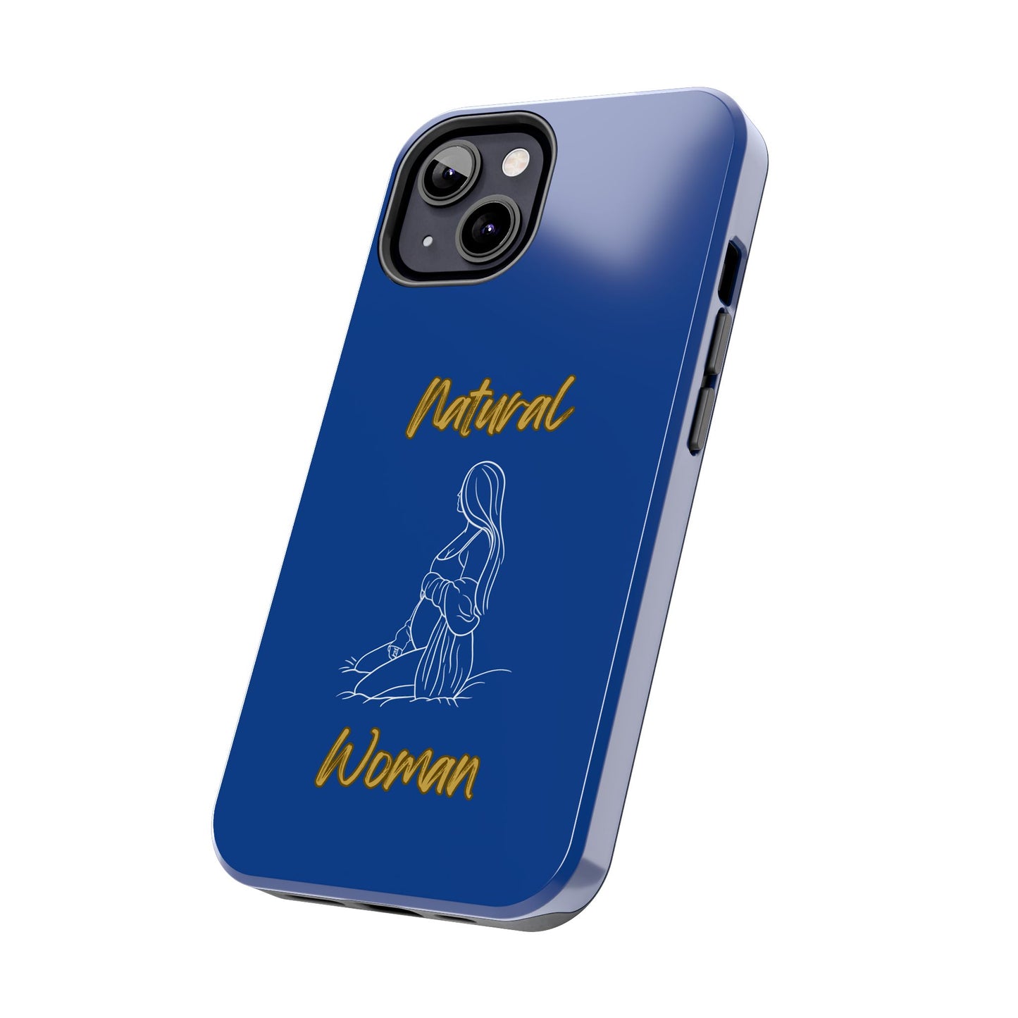 Natural Woman Expecting (WL)Tough Phone Cases DARK BLUE