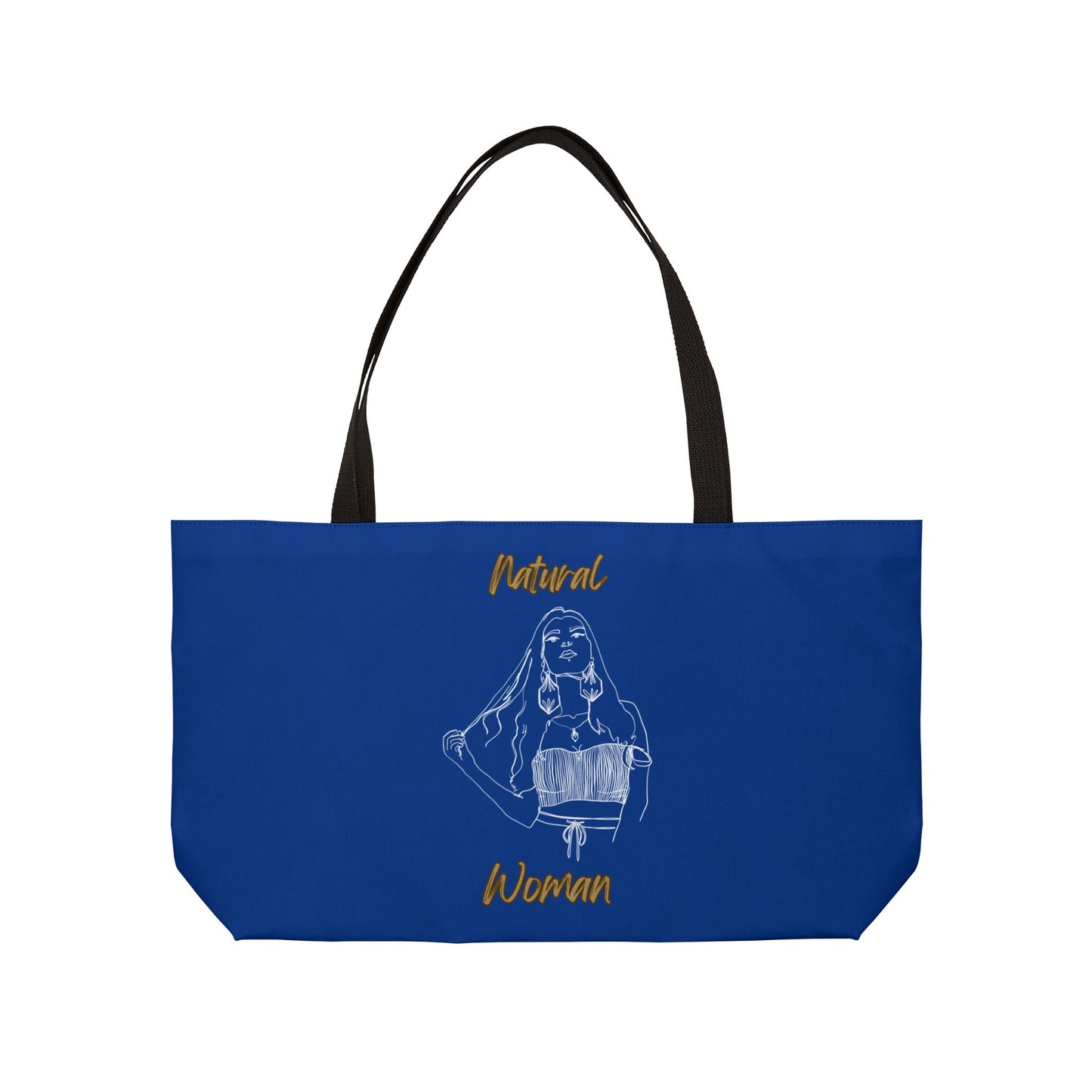 Natural Woman Thinking (WL) Weekender Tote Bag DARK BLUE