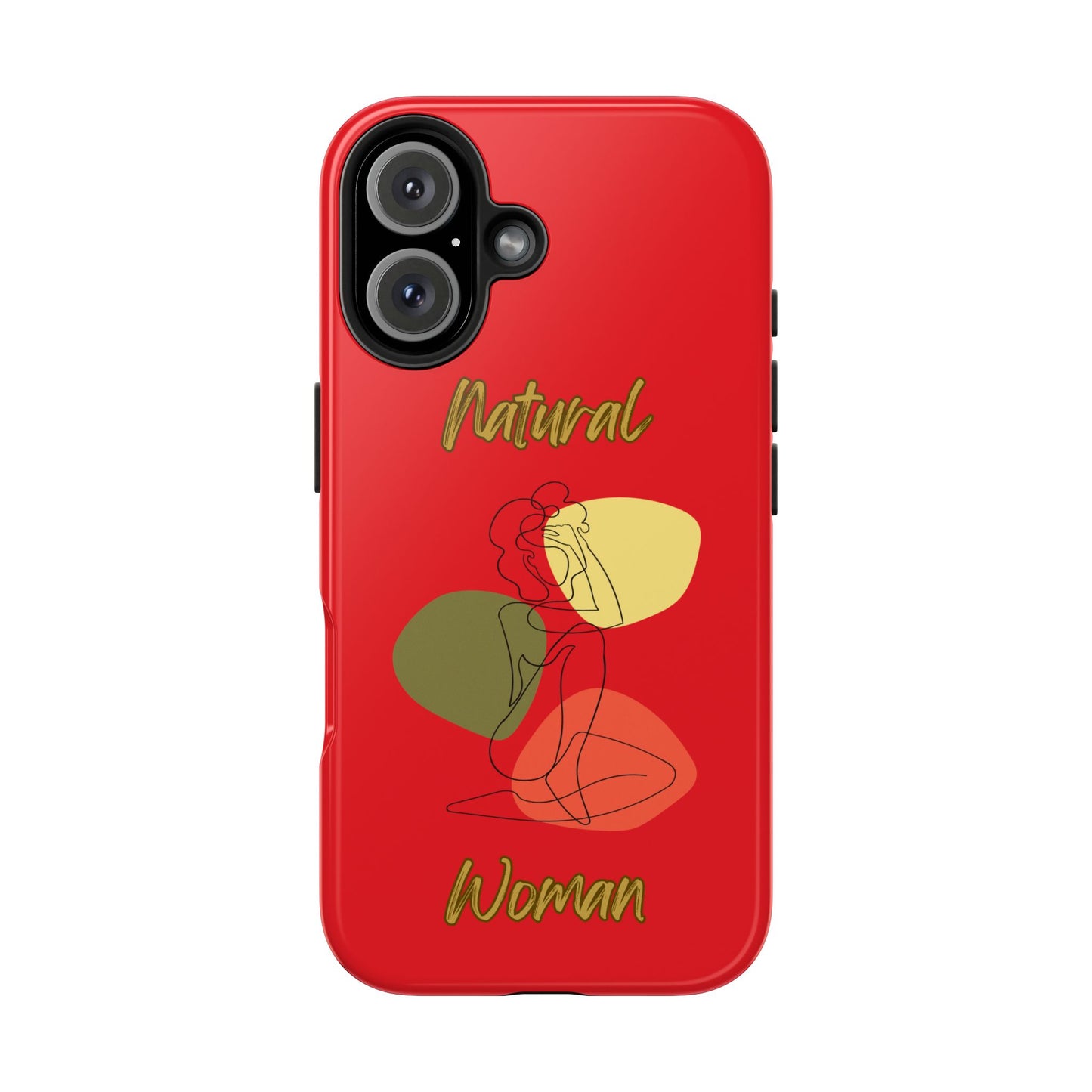 Natural Woman Colorful Pose (BL)Tough Phone Cases RED