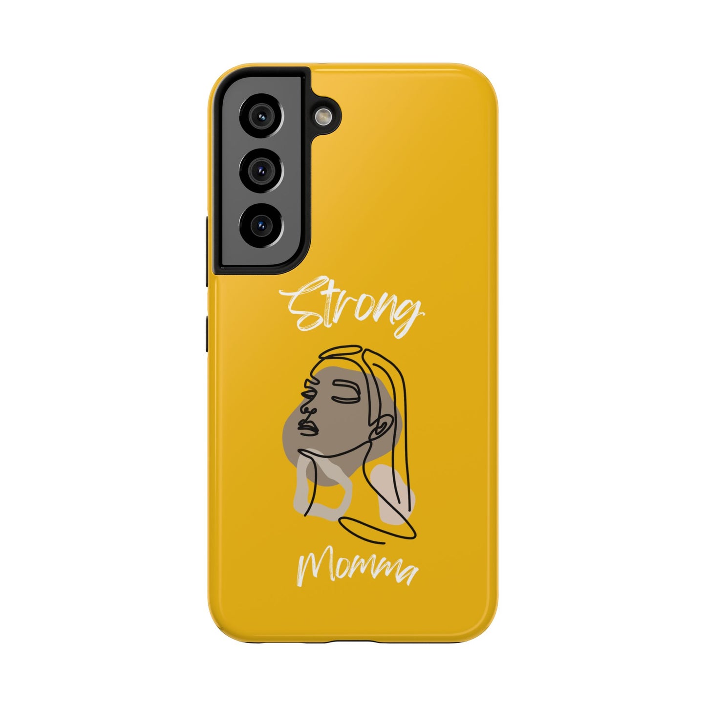 Strong Momma (WL) Tough Phone Cases YELLOW