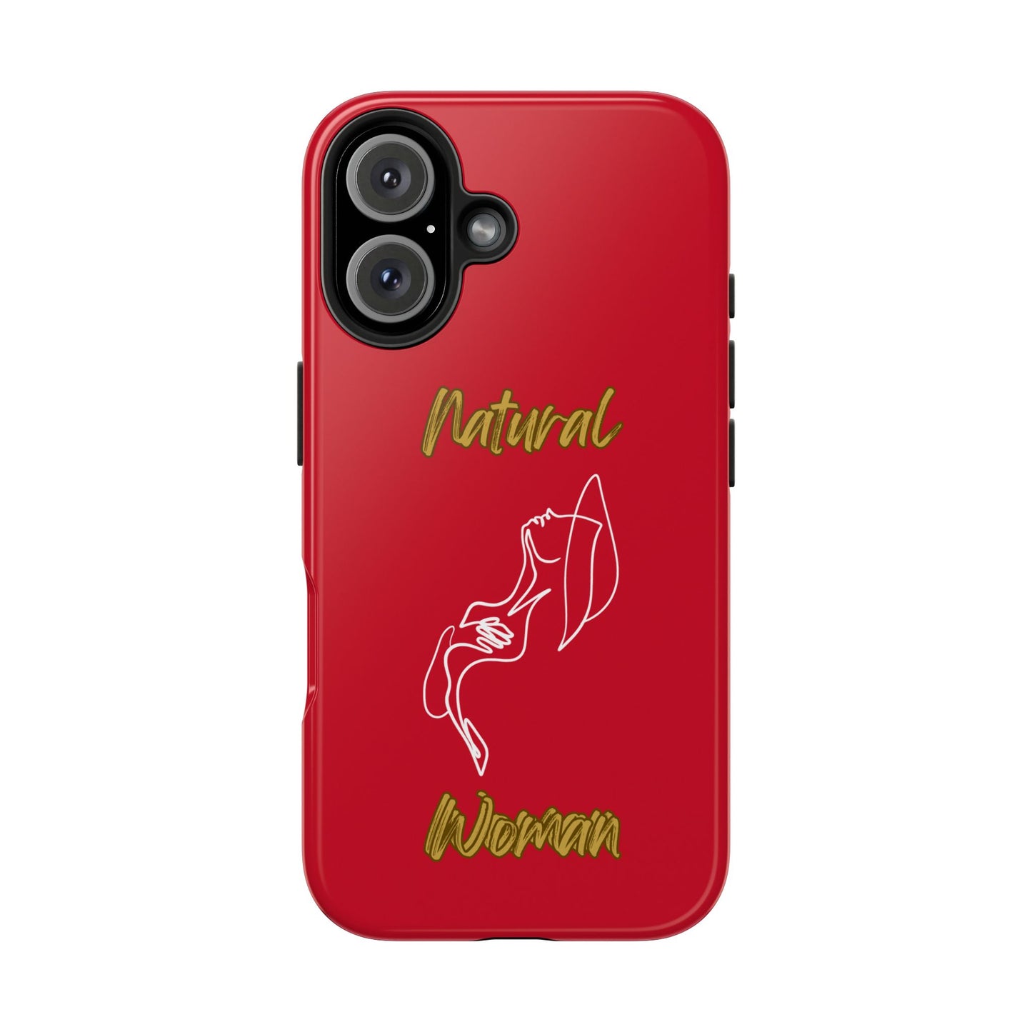 Natural Woman Free (WL)Tough Phone Cases DARK RED