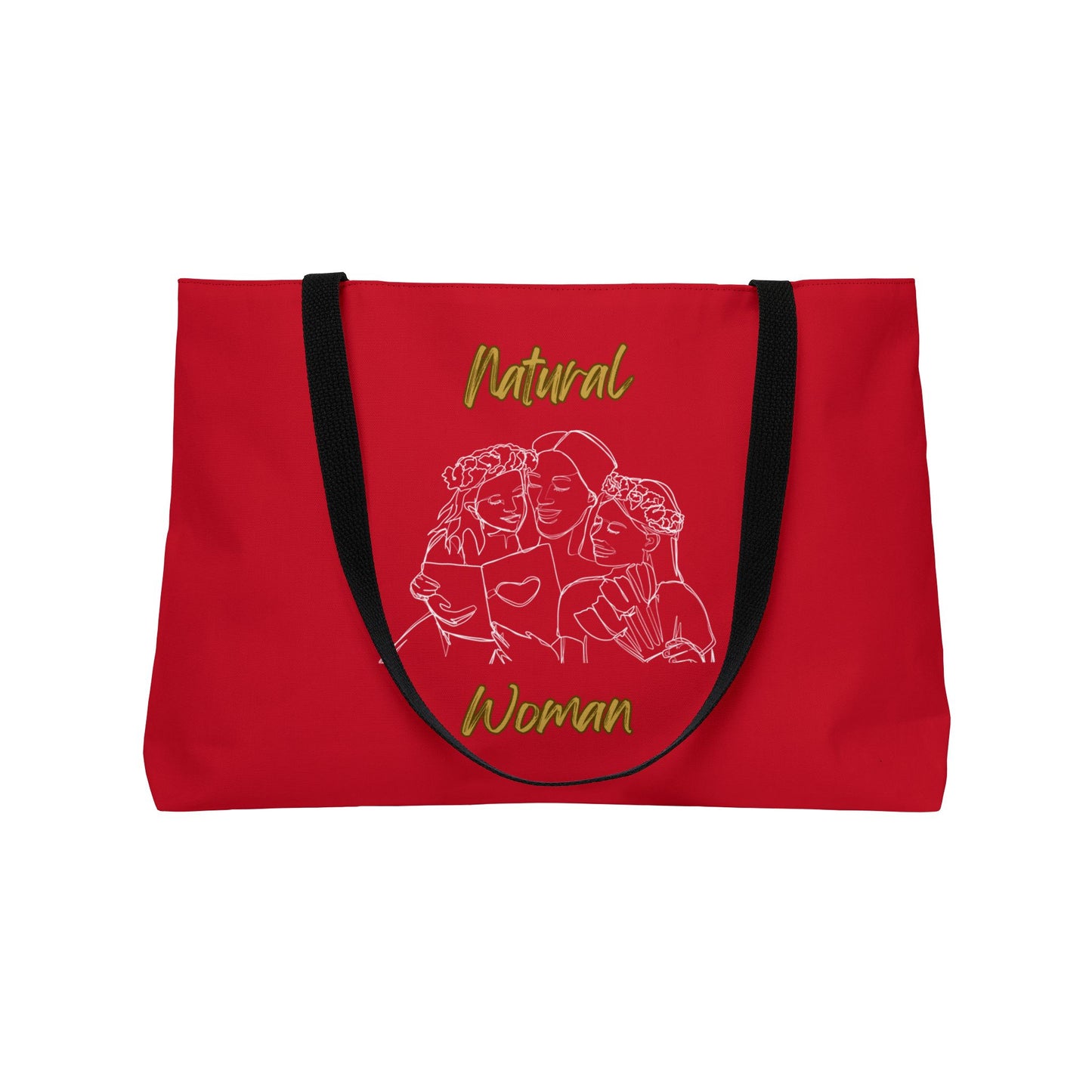 Natural Woman Me & My Girls (WL) Weekender Tote Bag DARK RED