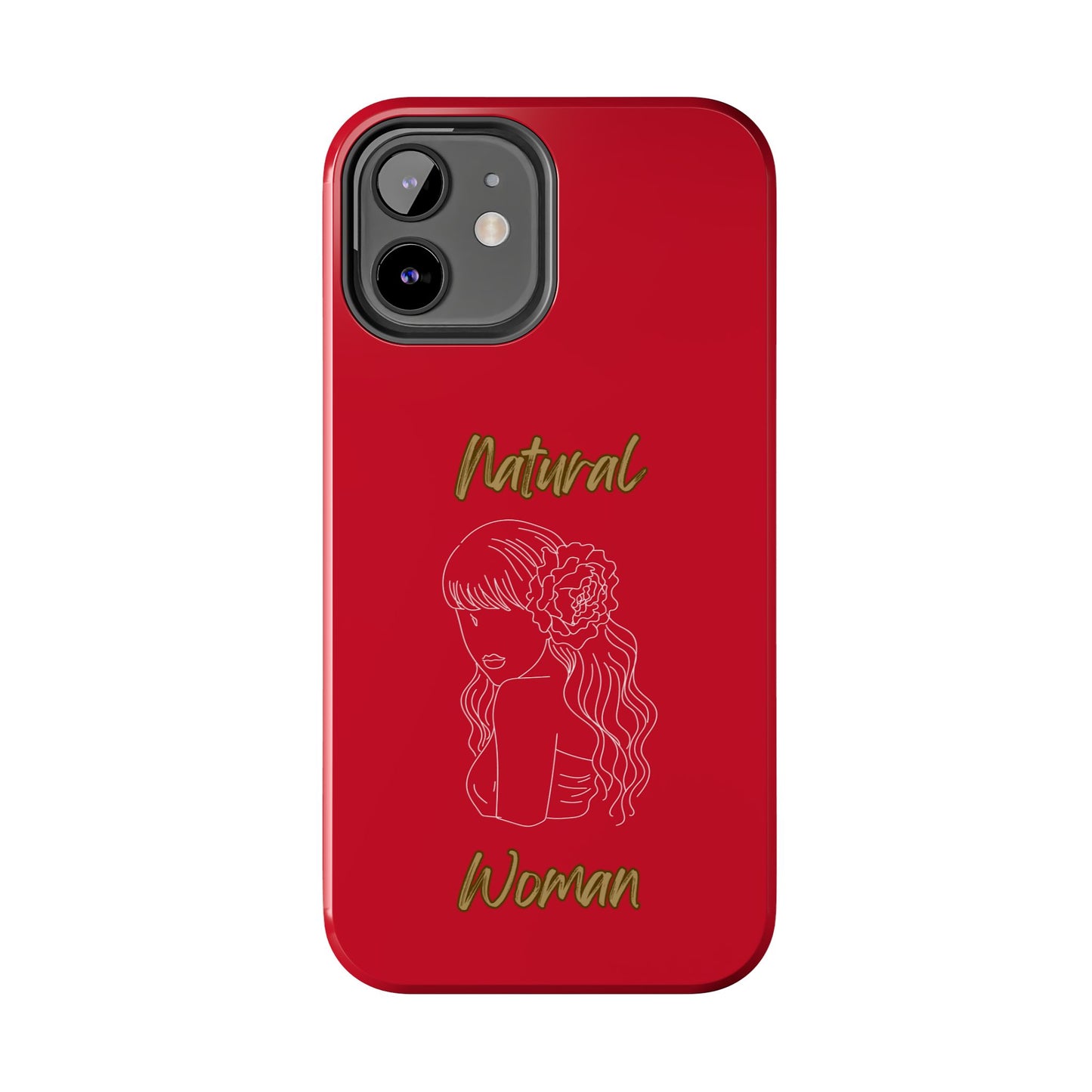 Natural Woman Newness (WL)Tough Phone Cases DARK RED