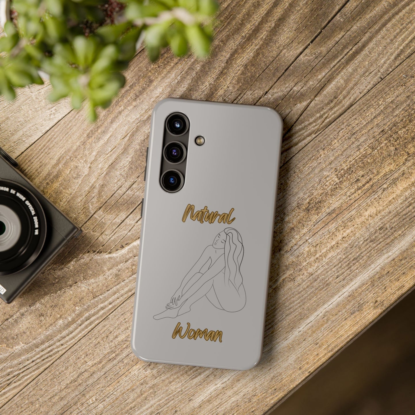 Natural Woman Beauty (BL) Tough Phone Cases LIGHT GREY
