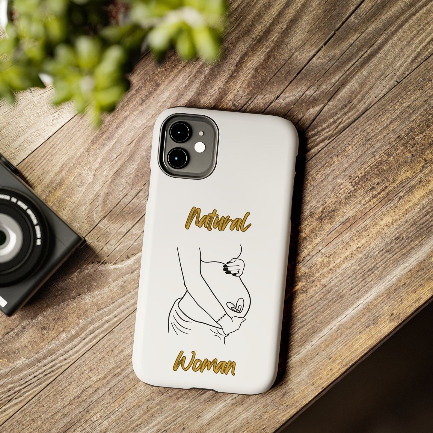 Natural Woman Loved In & Out (BL)Tough Phone Cases WHITE