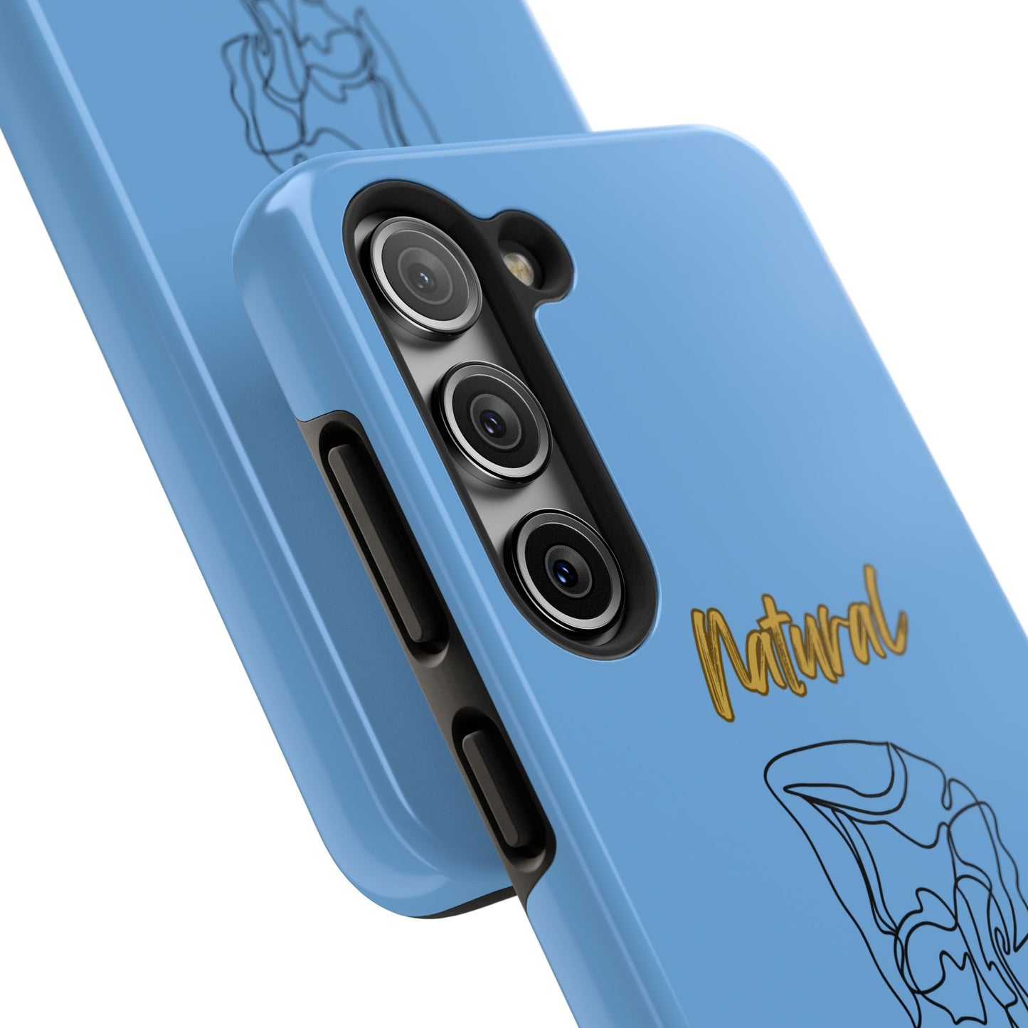 Natural Woman Flexible (BL)Tough Phone Cases LIGHT BLUE