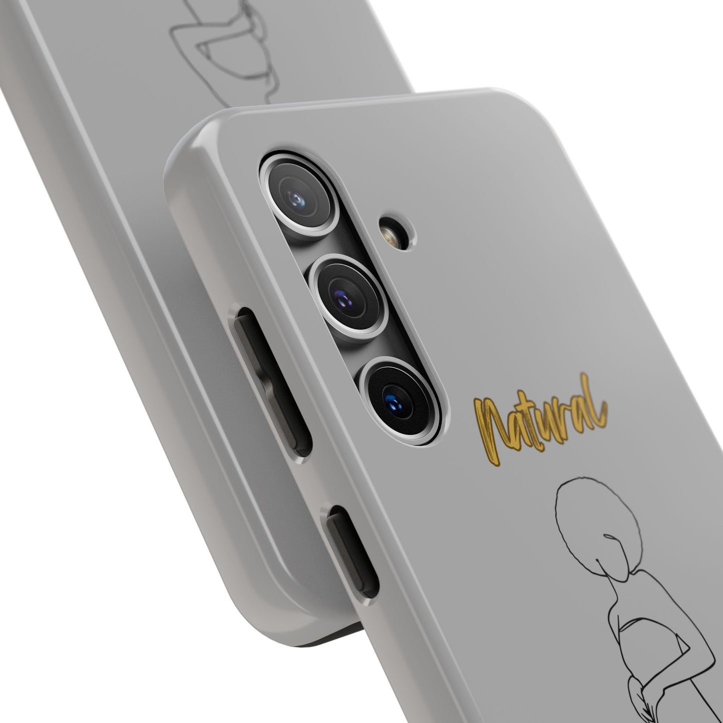 Natural Woman Sho Nuff (BL)Tough Phone Cases LIGHT GREY