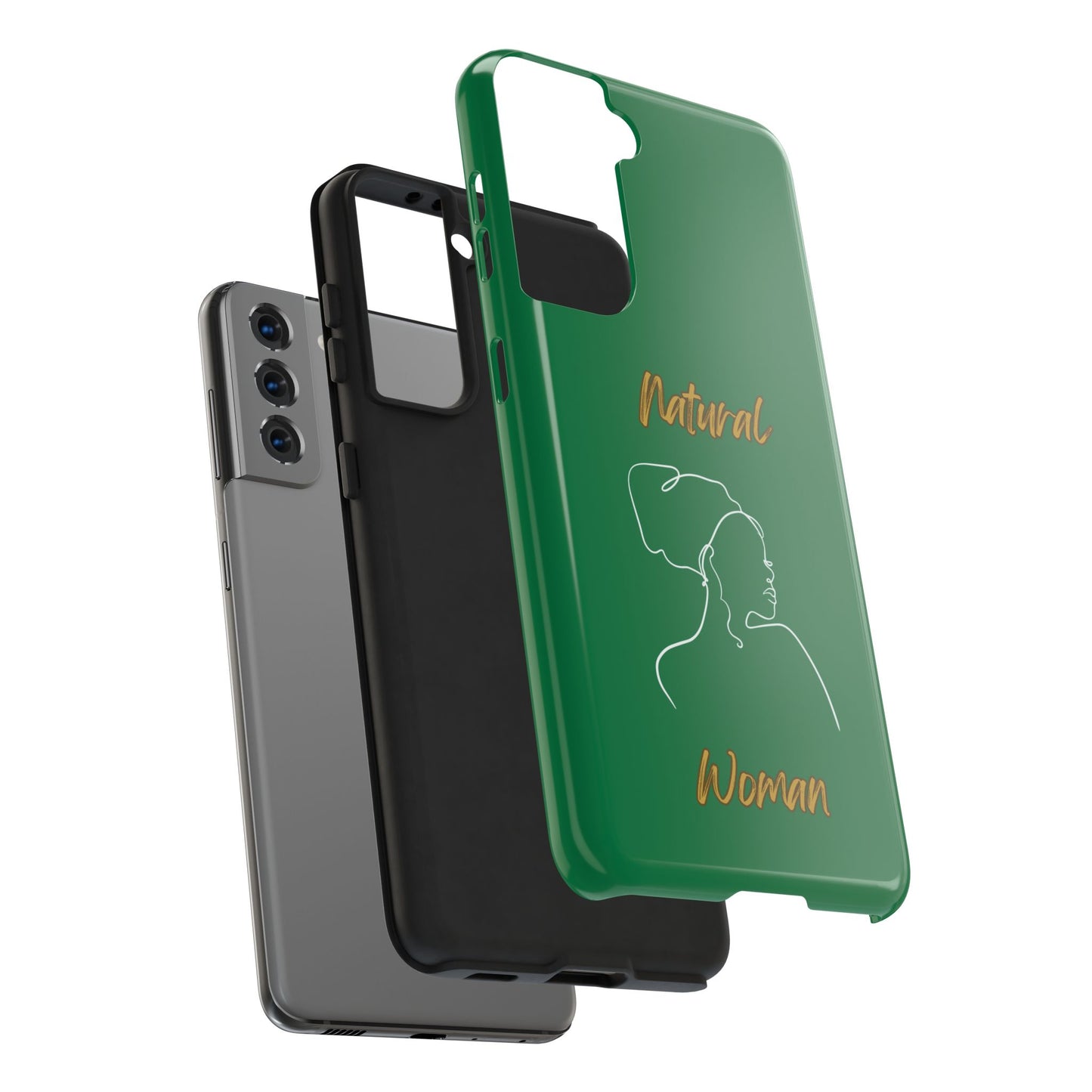 Natural Woman Refreshed (WL)Tough Phone Cases DARK GREEN