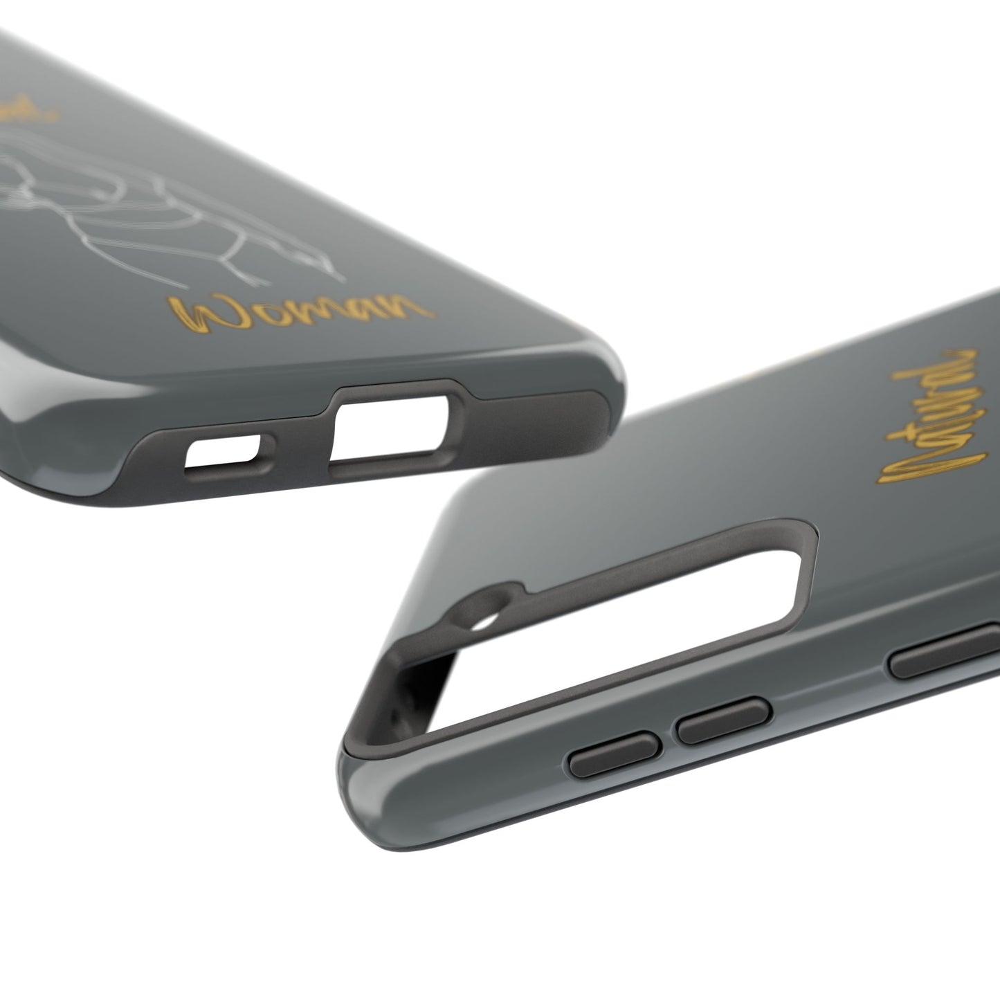 Natural Woman Full Beauty (WL)Tough Phone Cases DARK GREY