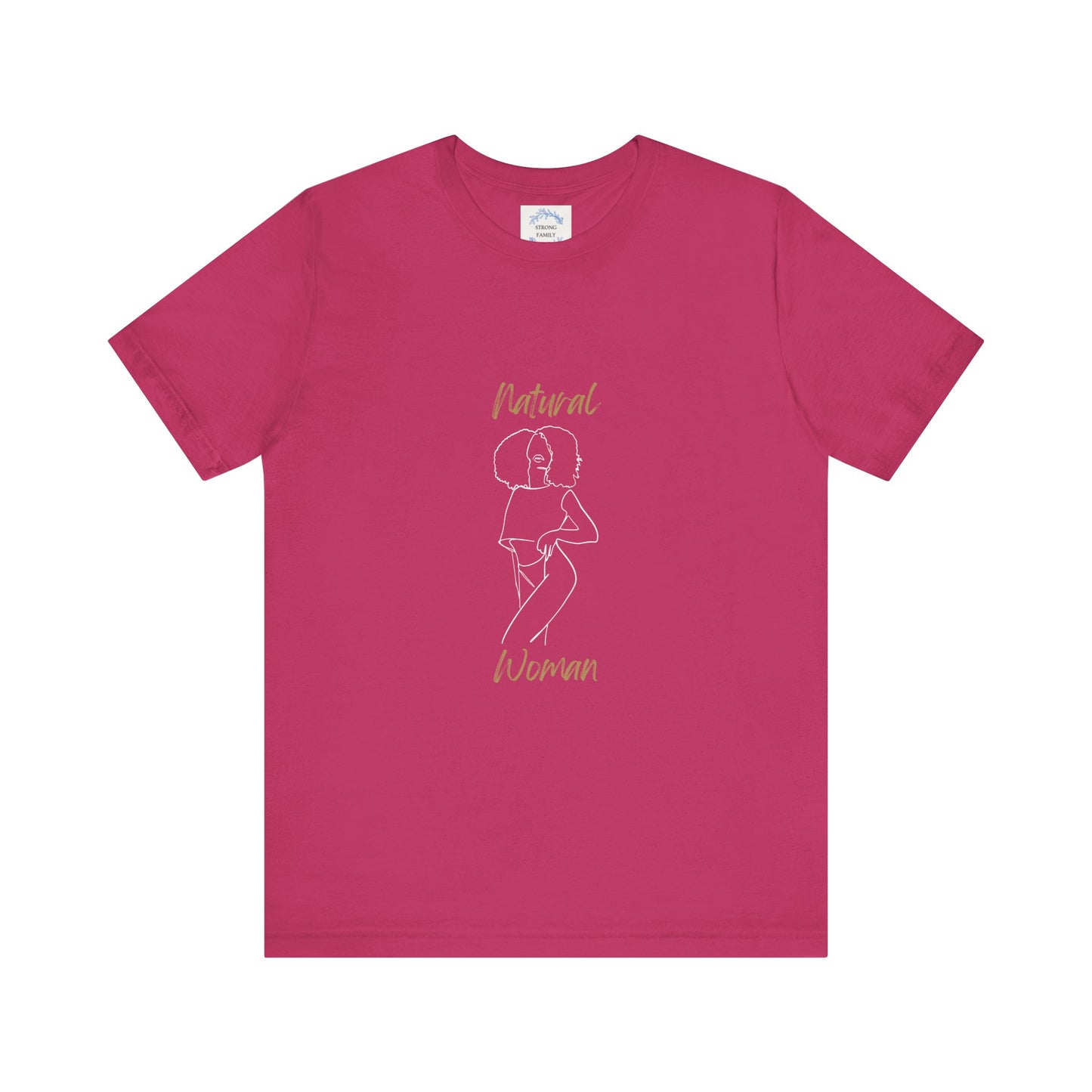 Natural Woman Pose (WL) Short Sleeve T-Shirt EXPRESS DELIVERY