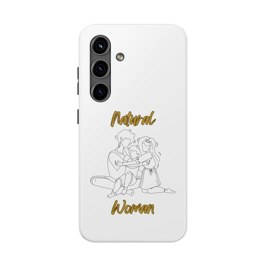 Natural Woman Bear Hugs (BL) Tough Phone Cases WHITE