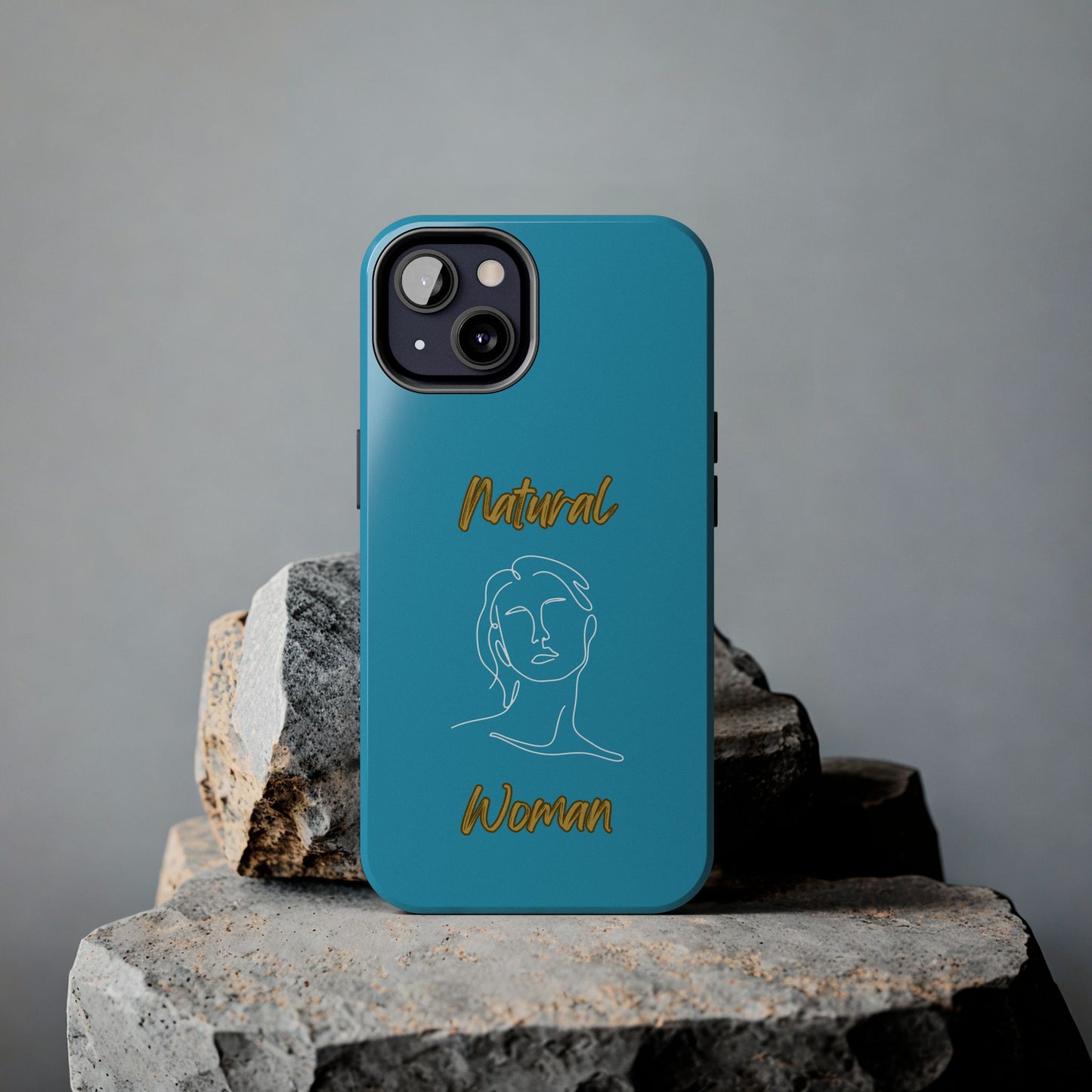 Natural Woman Hello (WL)Tough Phone Cases TURQUOISE