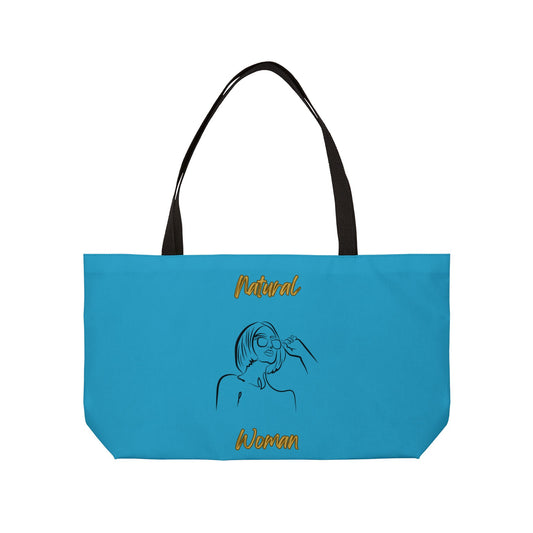 Natural Woman Bright Future (BL) Weekender Tote Bag TURQUOISE