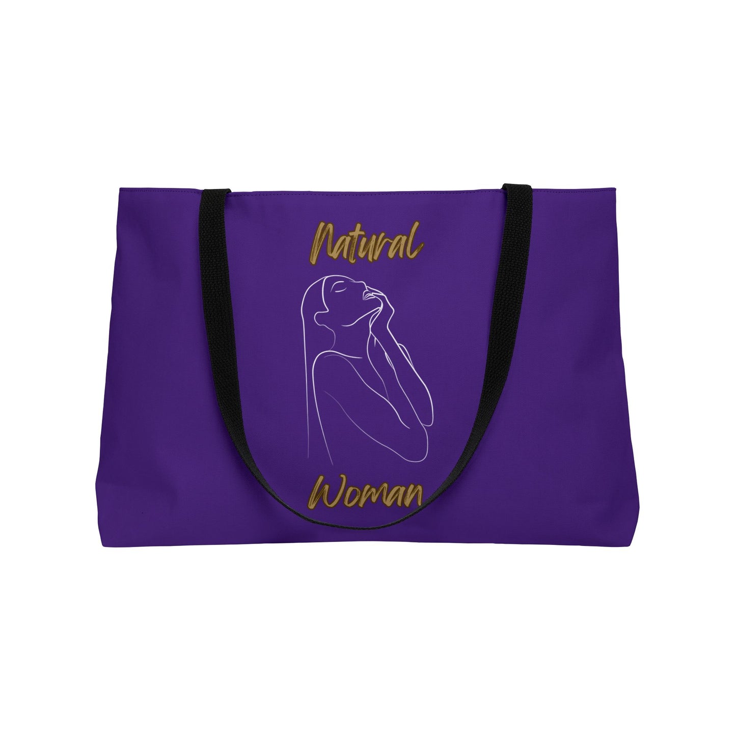 Natural Woman Thank You (WL) Weekender Tote Bag PURPLE
