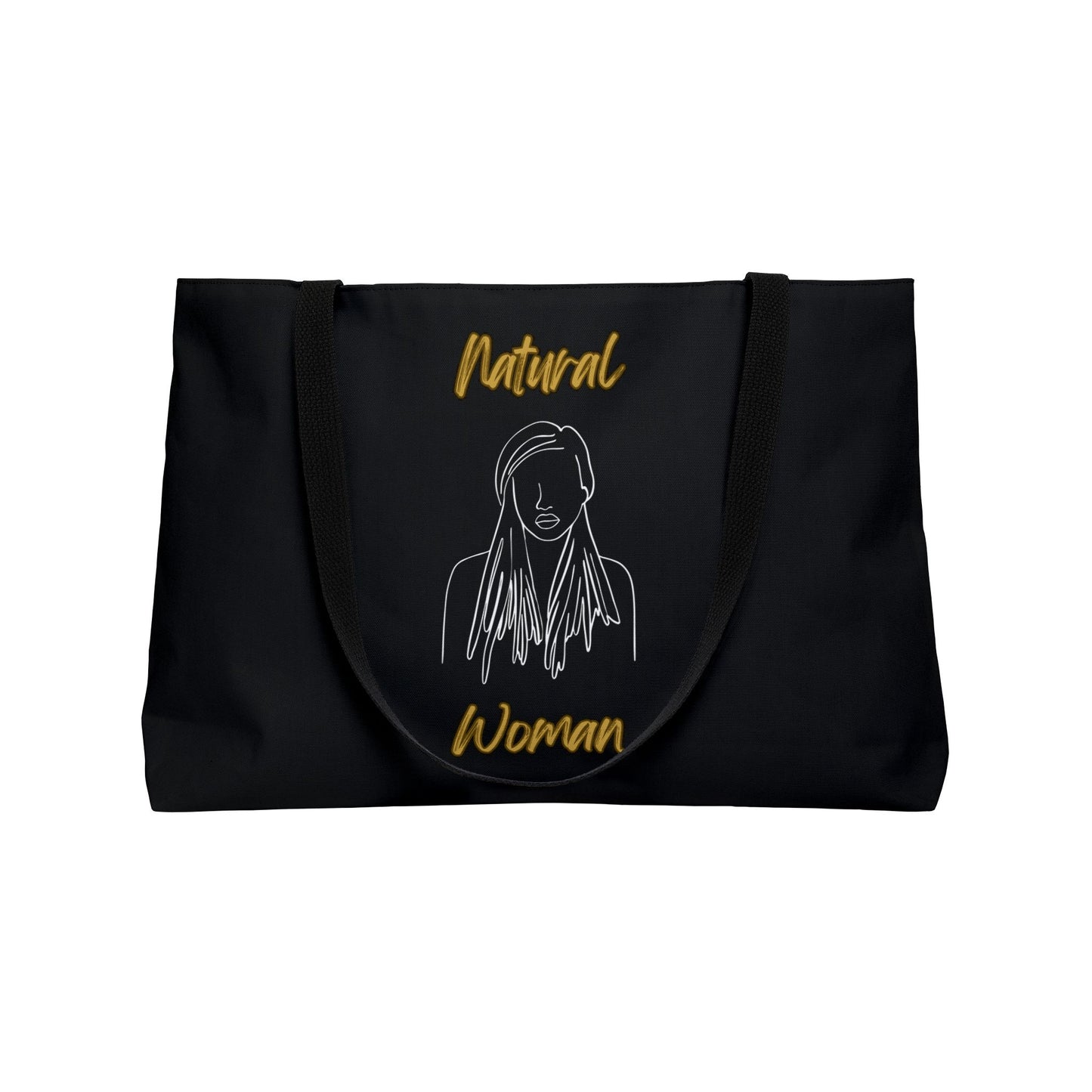 Natural Woman Content (WL) Weekender Tote Bag BLACK