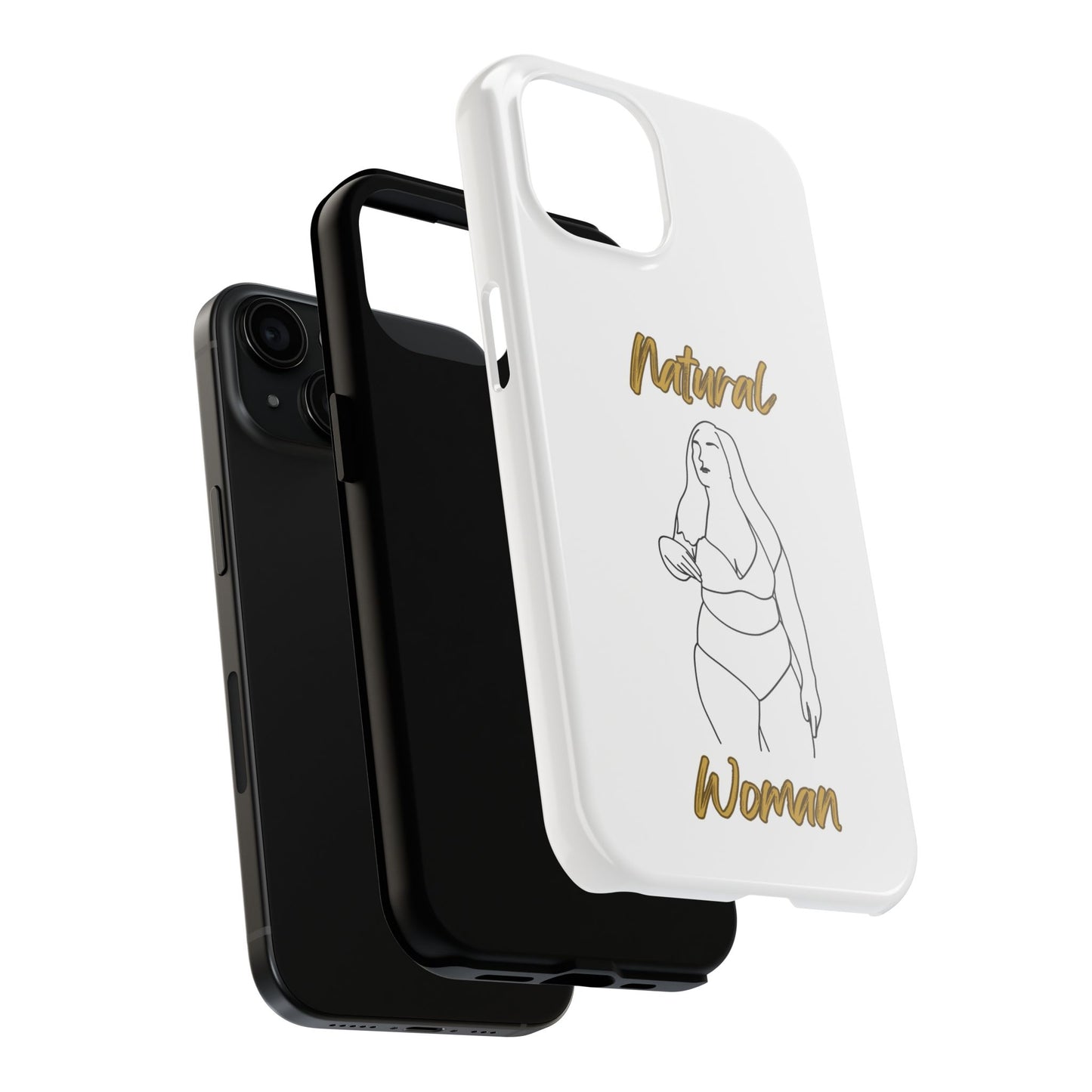 Natural Woman Full Beauty (BL)Tough Phone Cases WHITE
