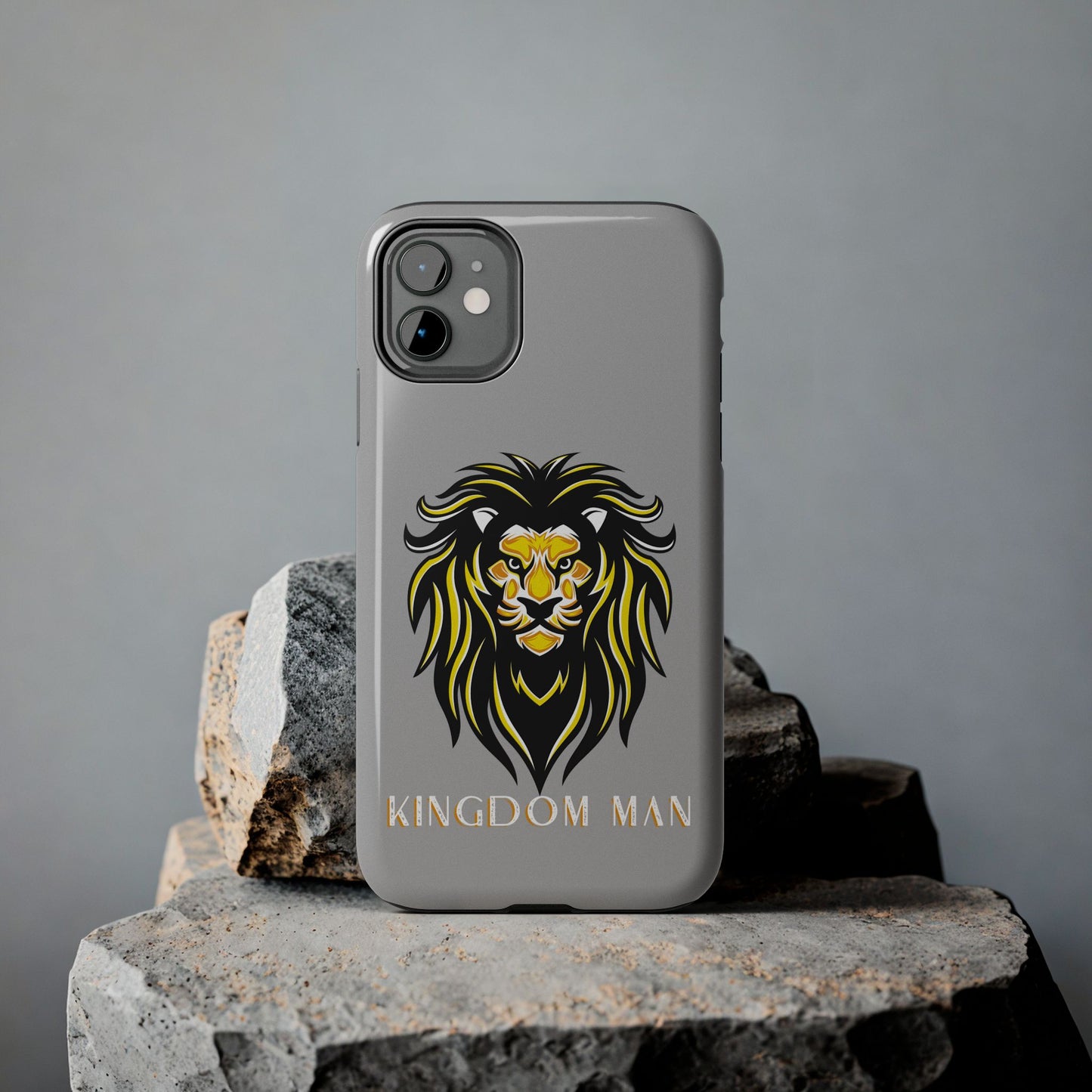 Kingdom Man (White-Gold Label) Tough Phone Case LIGHT GREY