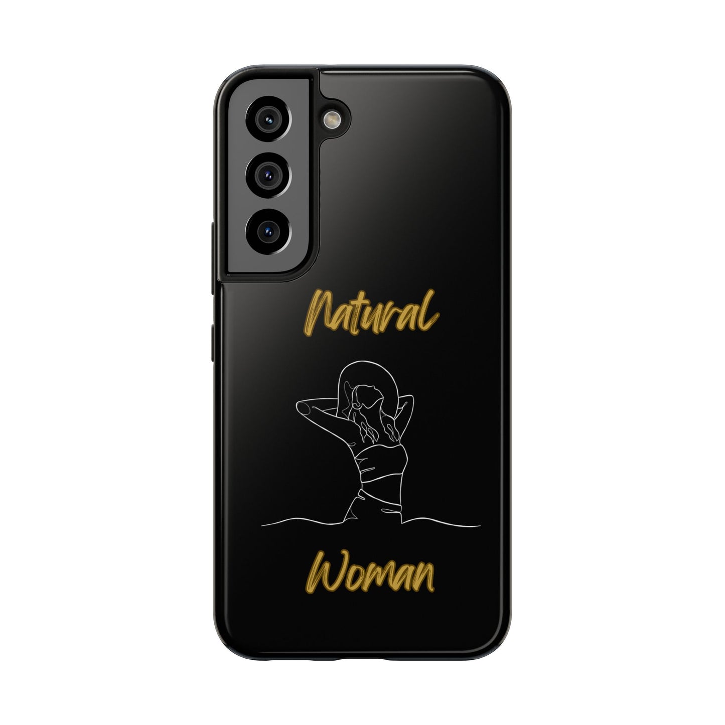 Natural Woman Sun Fun (WL)Tough Phone Cases BLACK