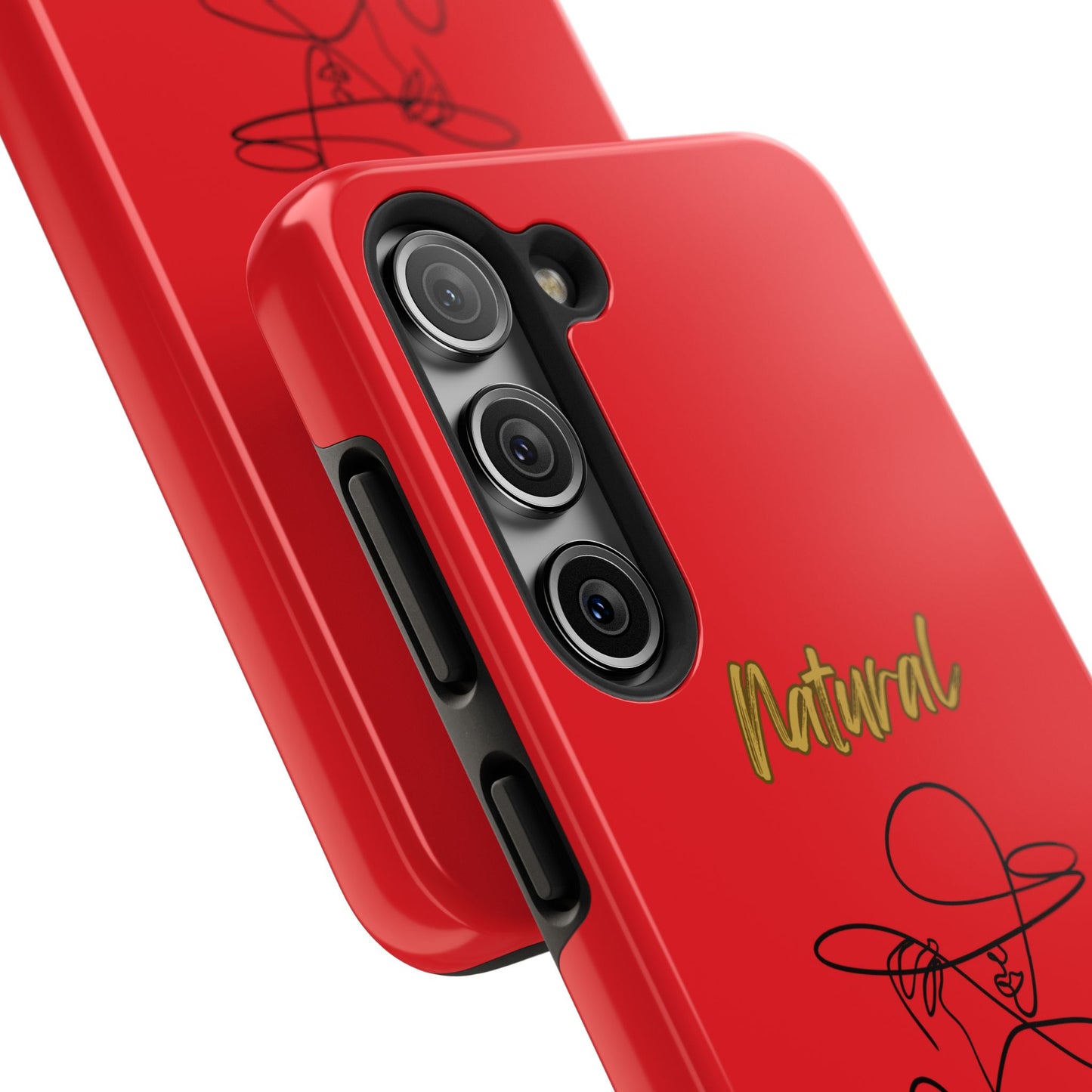 Natural Woman An Original (BL)Tough Phone Cases RED