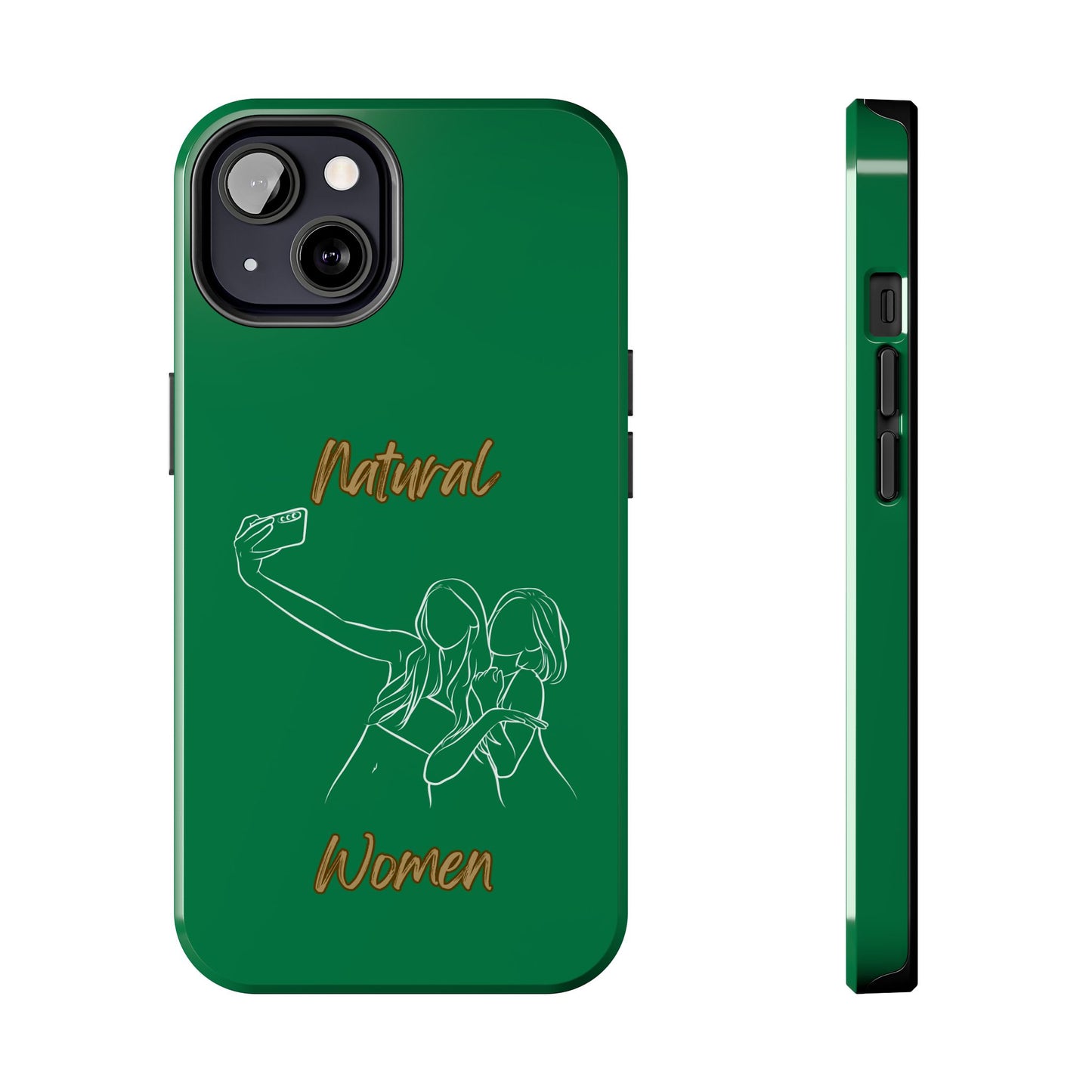 Natural Woman Friends Selfie (WL)Tough Phone Cases DARK GREEN