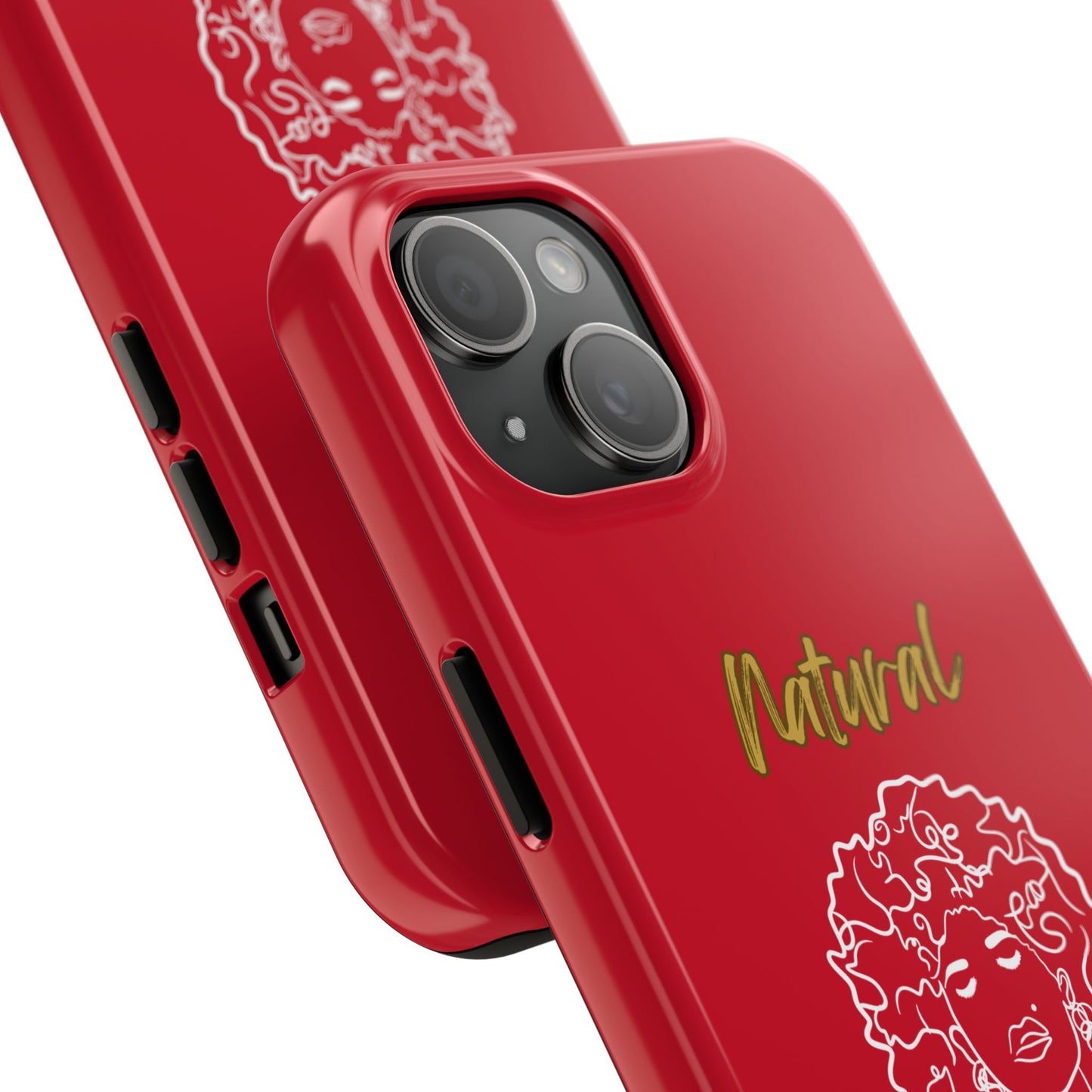 Natural Woman All About Me (WL)Tough Phone Cases DARK RED