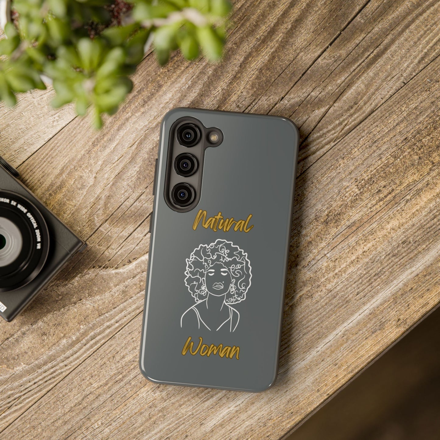 Natural Woman All About Me (WL)Tough Phone Cases DARK GREY