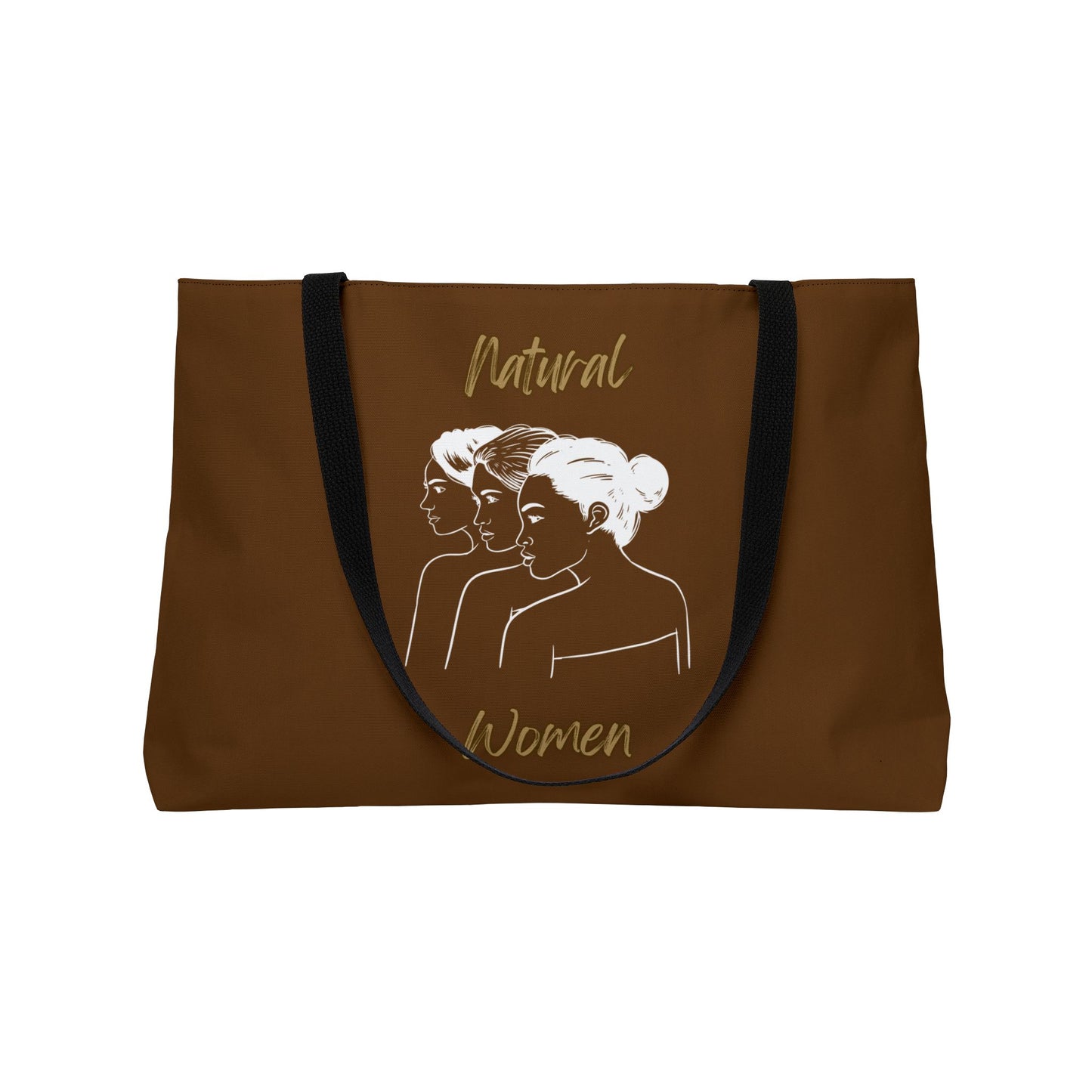 Natural Women United Friends (WL) Weekender Tote Bag BROWN
